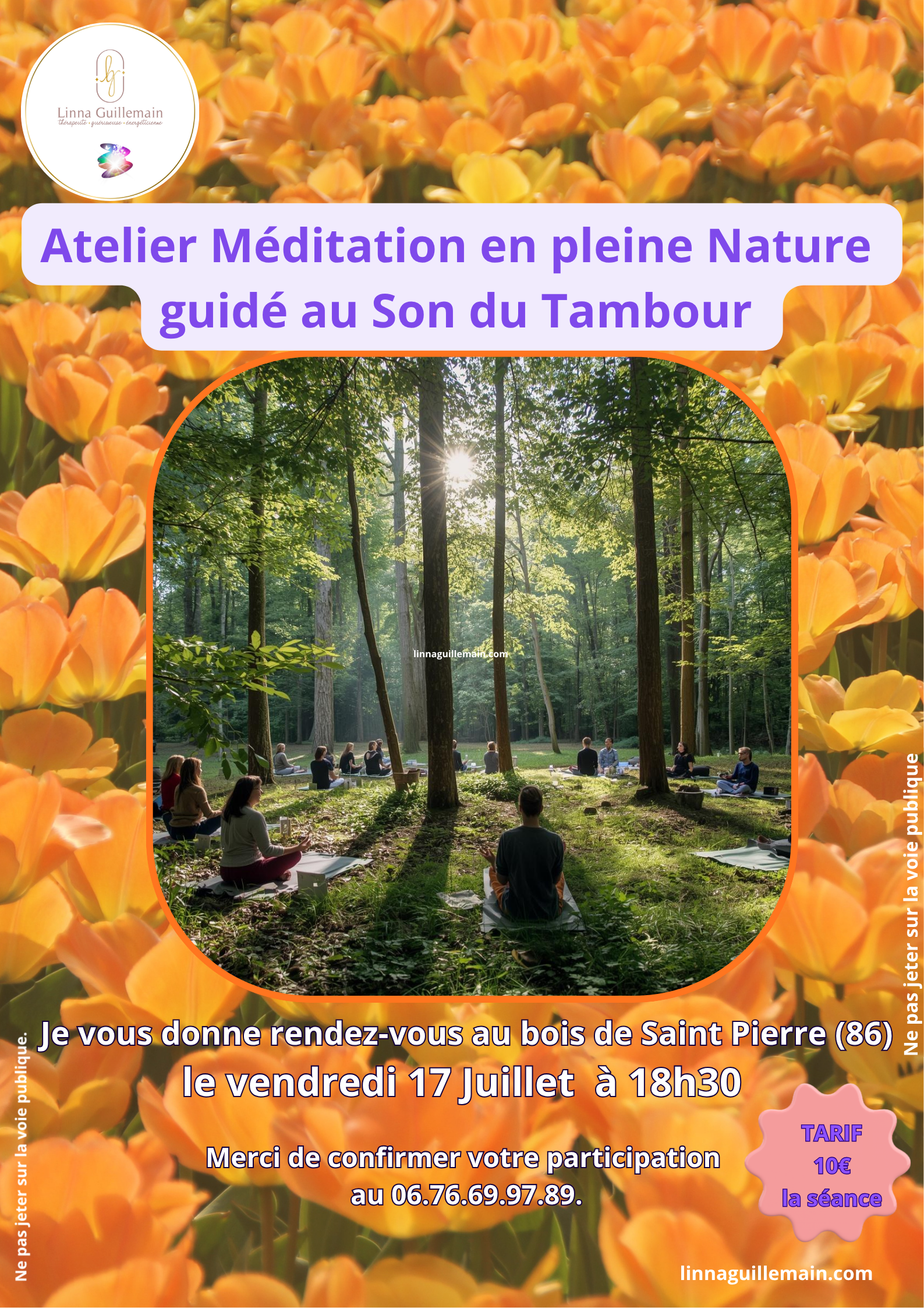 Atelier Méditation guidée en Forêt au Son du Tambour