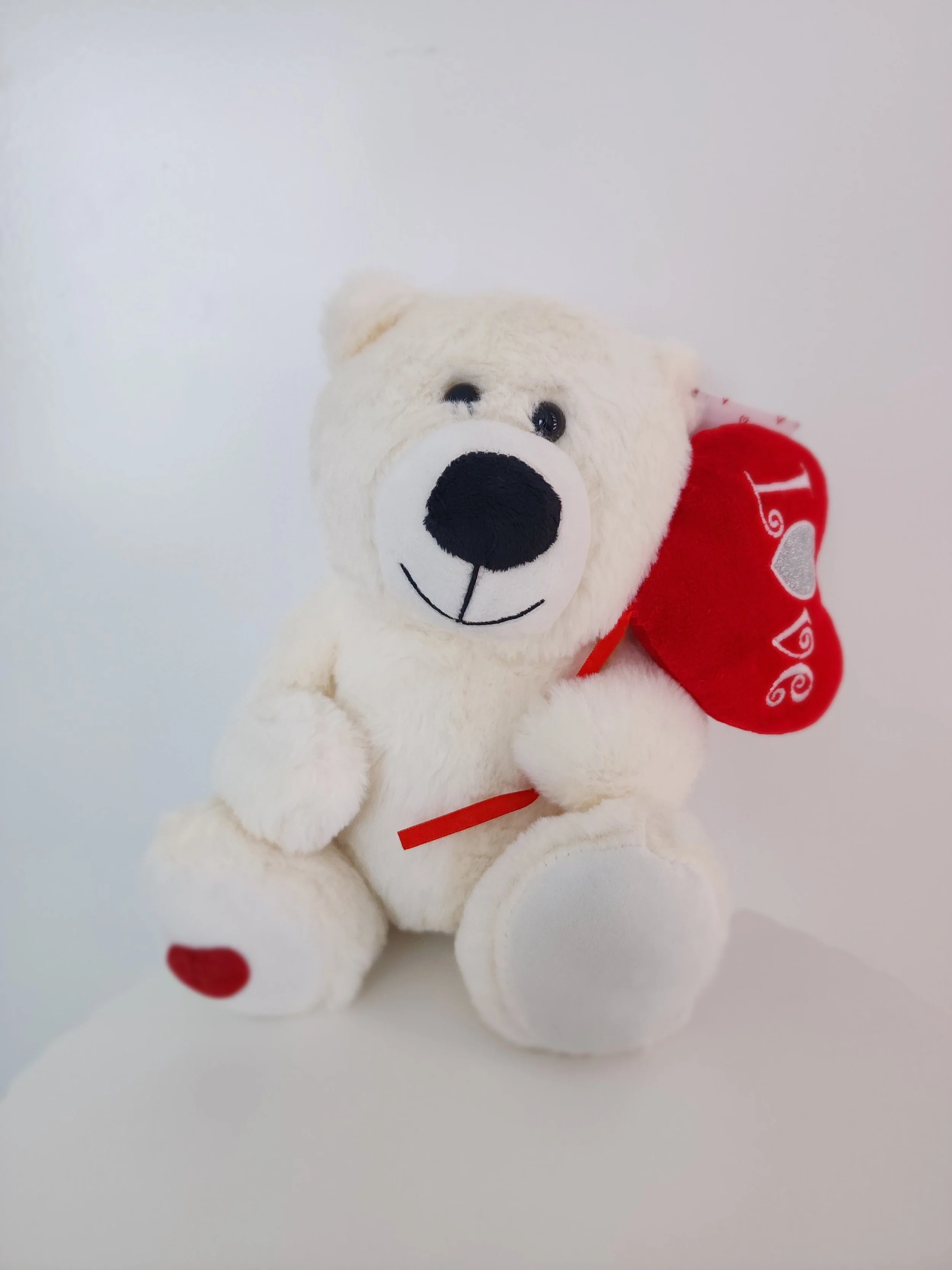 Bruno White Teddy Bear