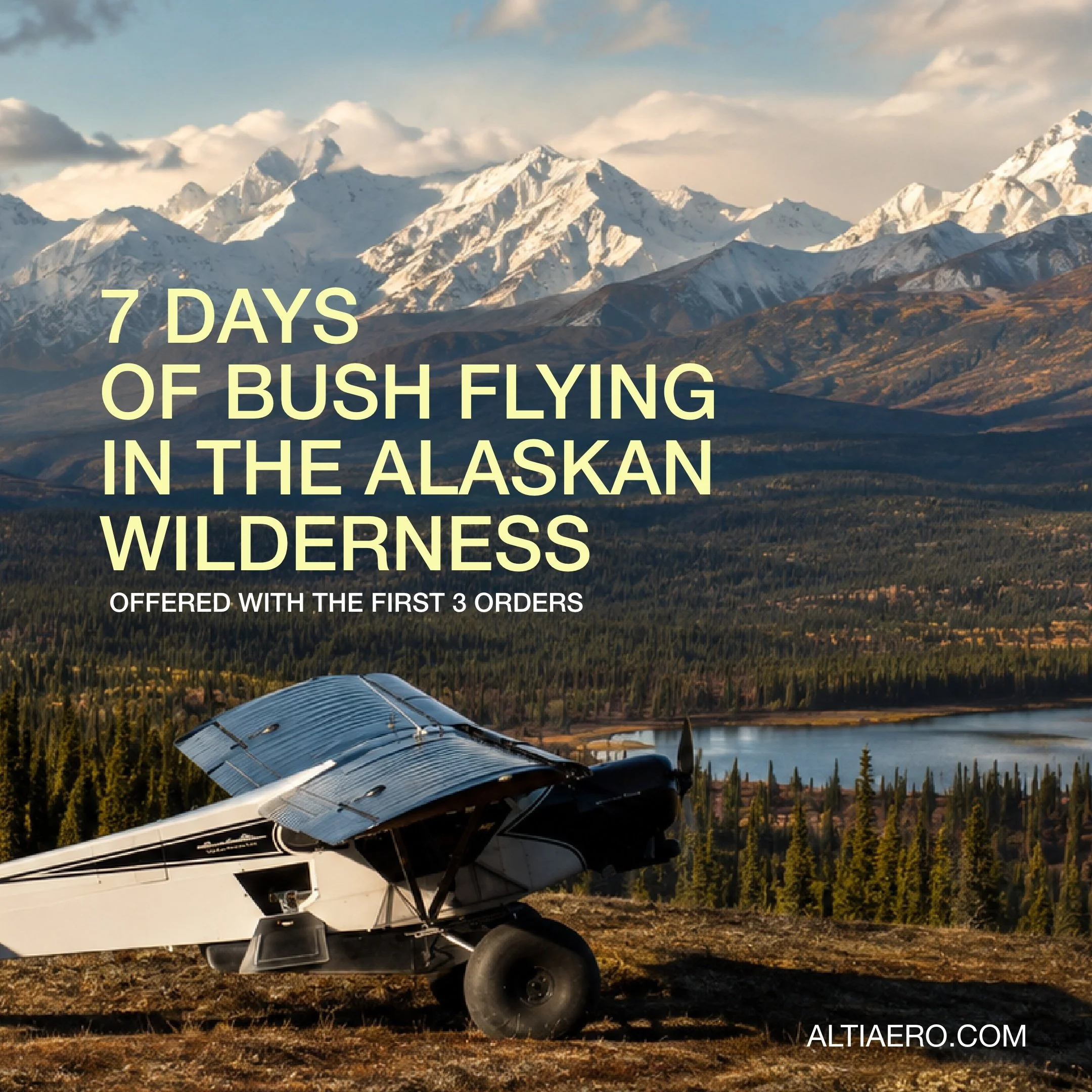 NORDEN LAUNCH OFFER 🏔️🌲

To celebrate our new Norden dealership, we&rsquo;re offering a once-in-a-lifetime adventure with the first 3 Norden orders: a 7-day bush-flying training in the Alaskan wilderness.

Seven days of flying in one of the world&r