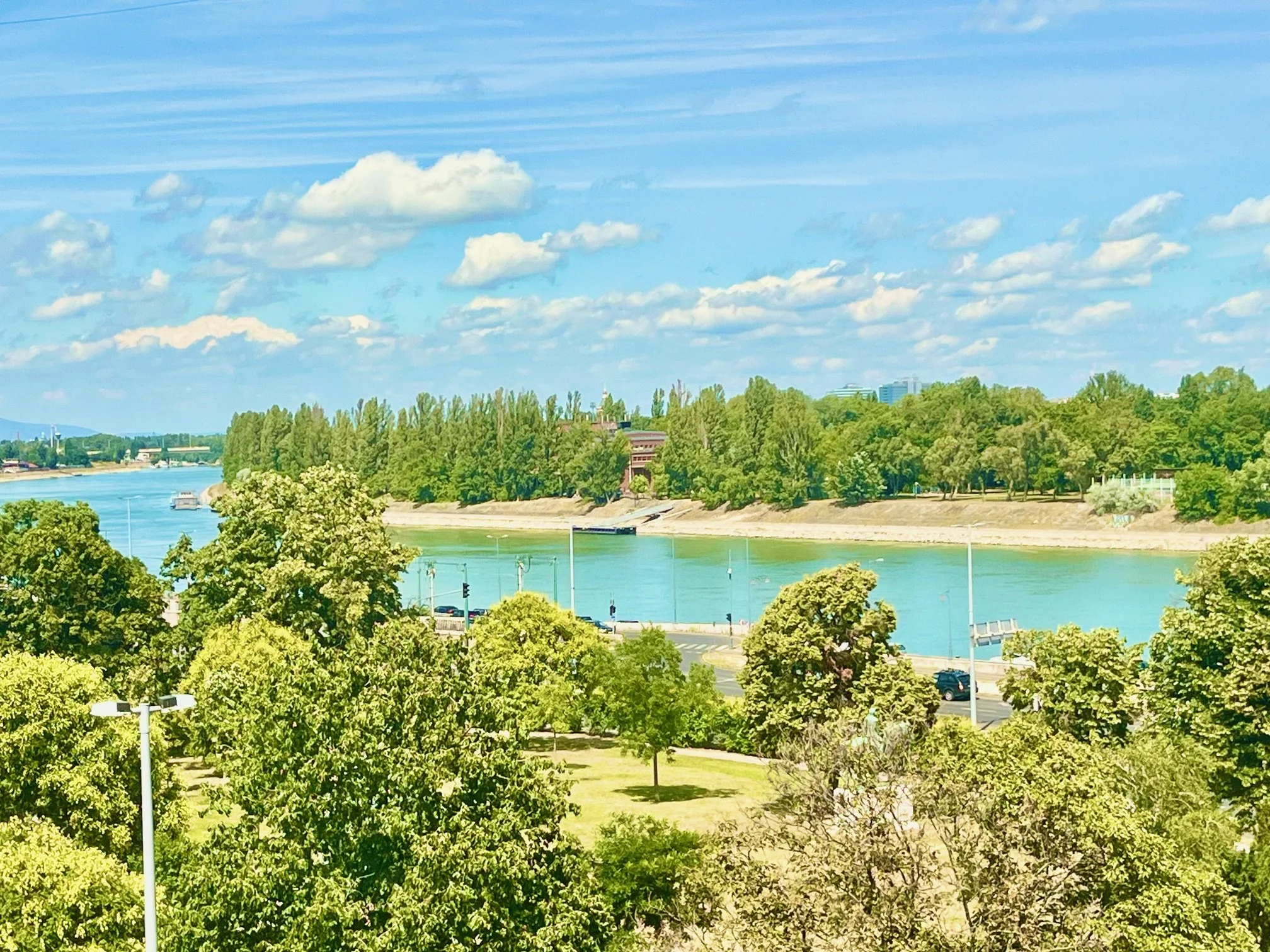 Panoramic Danube River View