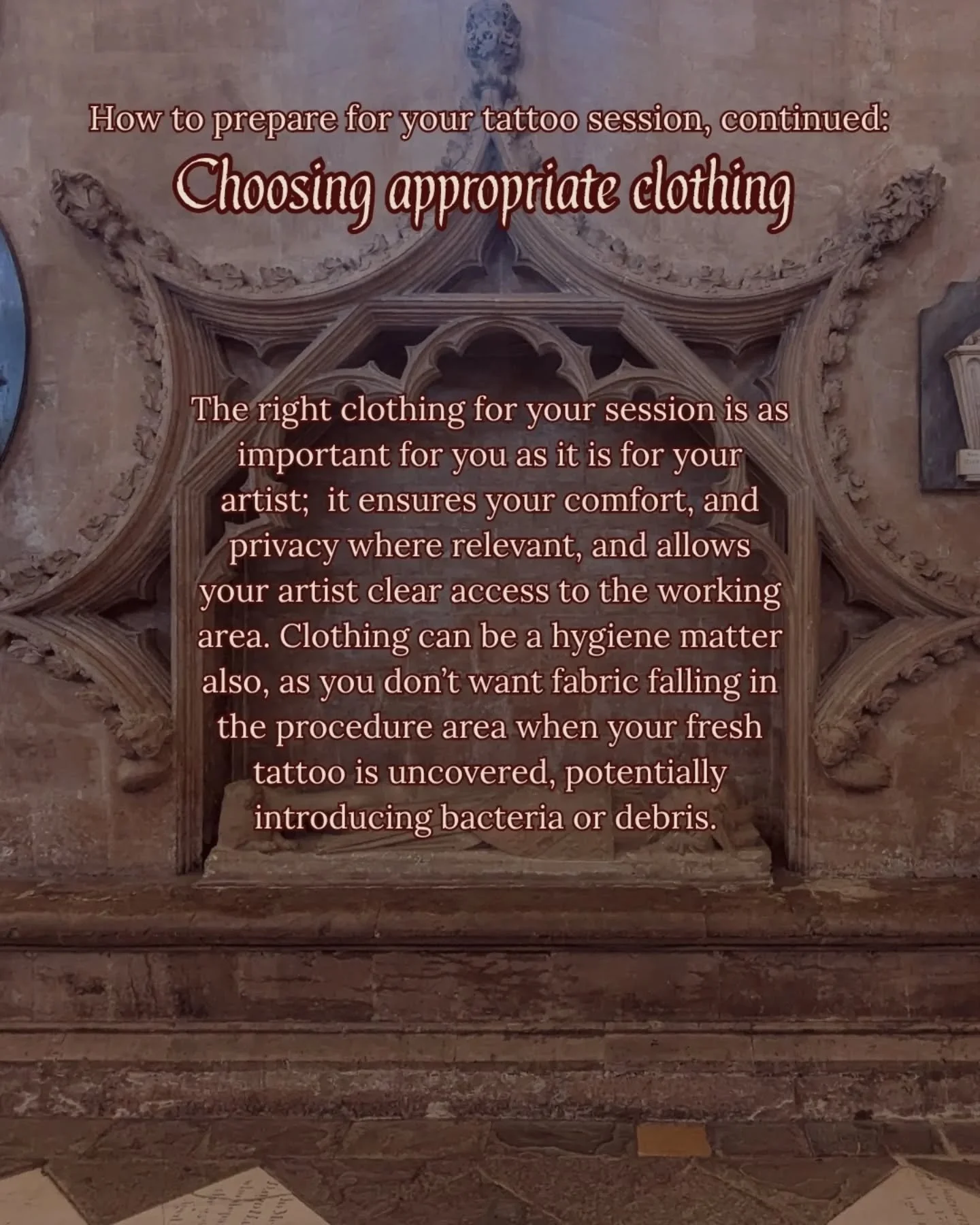 Some tips I haven't seen out there much🦇

🐜Following on from my earlier post on prepping for your tattoo session, everyone says 'dress appropriately' but it's not always easy to know what that means! So I hope this helps 🫶 

Share your tips in the
