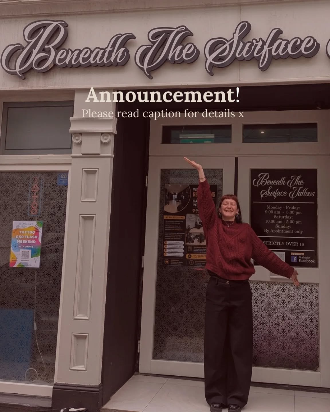 !!!!!!! I can't tell you how overjoyed and grateful I am to announce I am joining the lovely and super talented team @beneaththesurface.bts 🩶🩶

I have missed tattooing so much!!! I  absolutely can't wait to get back to it, and everyone at the studi