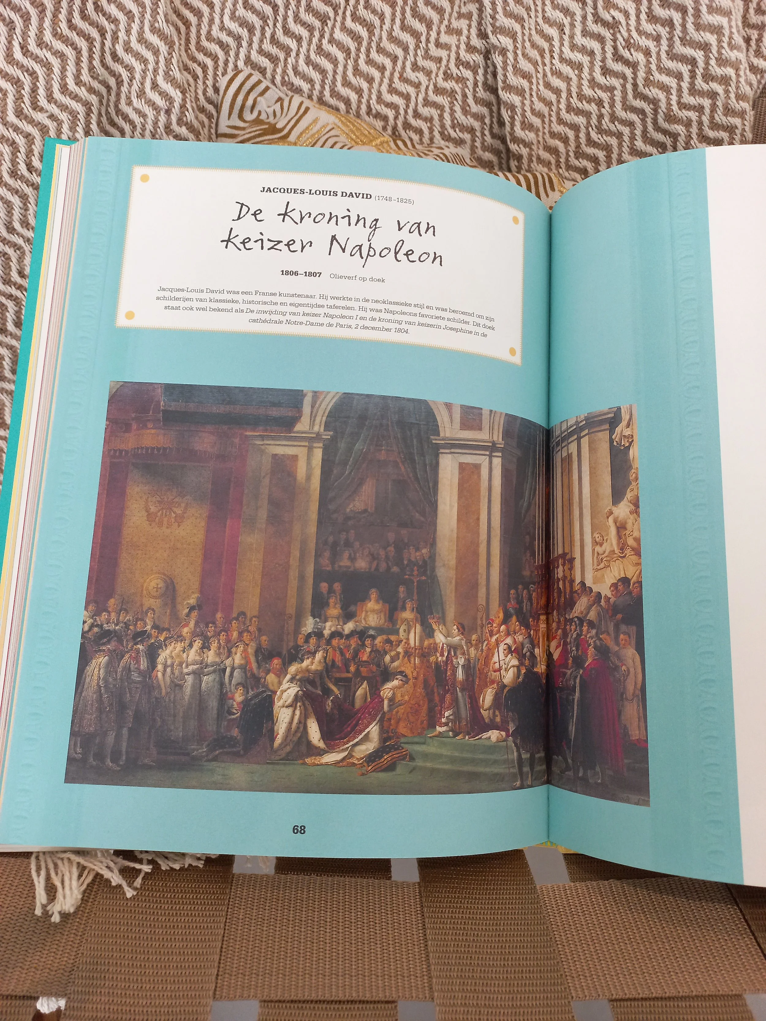 De kroning van keizer Napoleon - kinderboek over kunst in het Louvre.jpg
