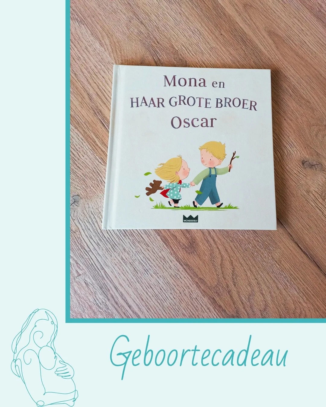 Vorig jaar kwam er een derde metekindje bij (yay!) en dat vroeg om een bijzonder cadeau.

Ik koos voor een gepersonaliseerd prentenboek: 'Mona en haar grote broer Oscar' van @wonderbly.

Haar eigen naam in een verhaal, samen met haar broer, mooier ka