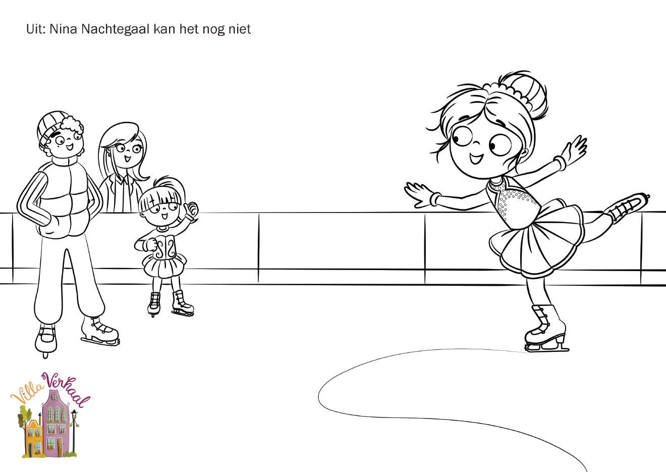 Kleurplaat Nina Nachtegaal_Axel gelukt