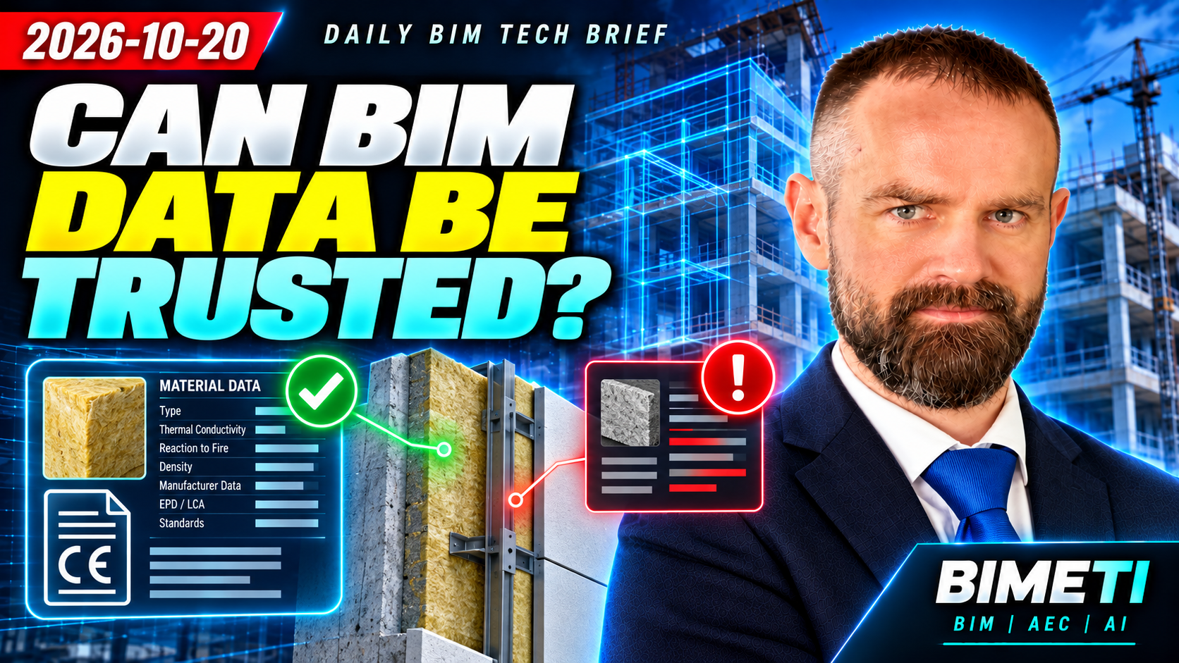 Original BIMETI Daily BIM Tech Brief thumbnail for 20 October 2026: Can BIM Product Data Be Trusted?