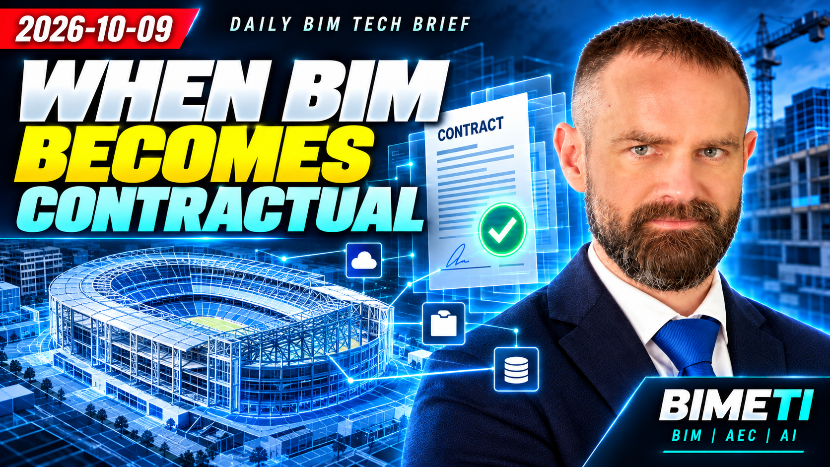 Original BIMETI Daily BIM Tech Brief thumbnail for 9 October 2026: When Does BIM Become Contractual?