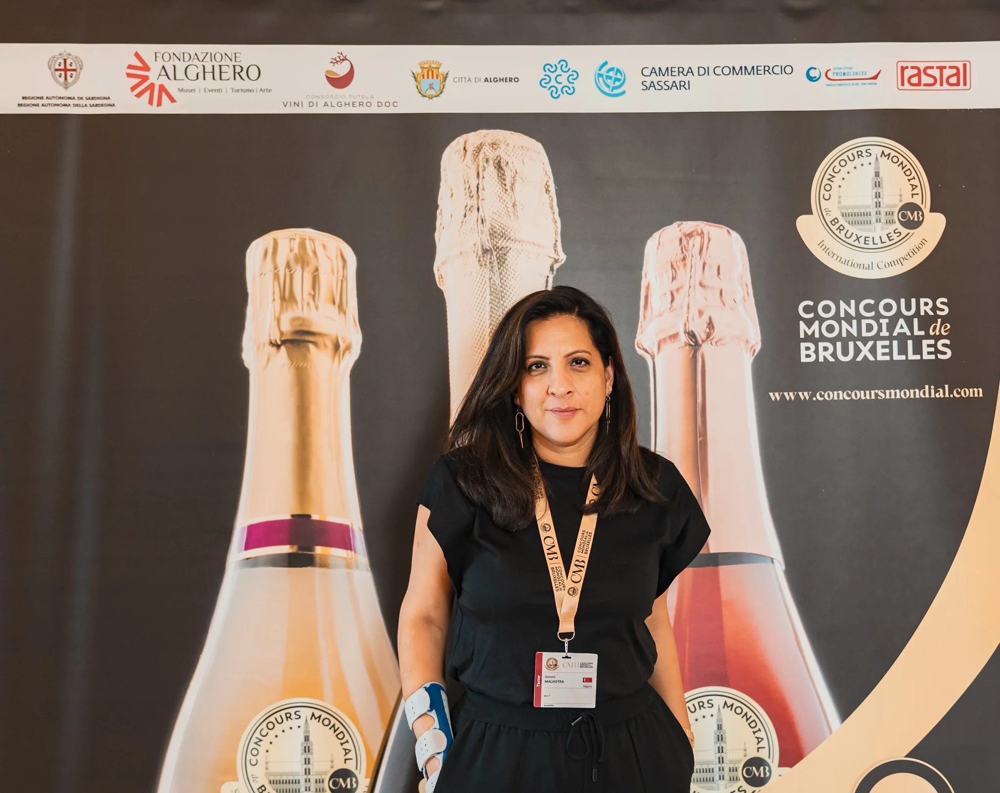 Nimmi Malhotra Wine Judge Concours Mondial de Bruxelles