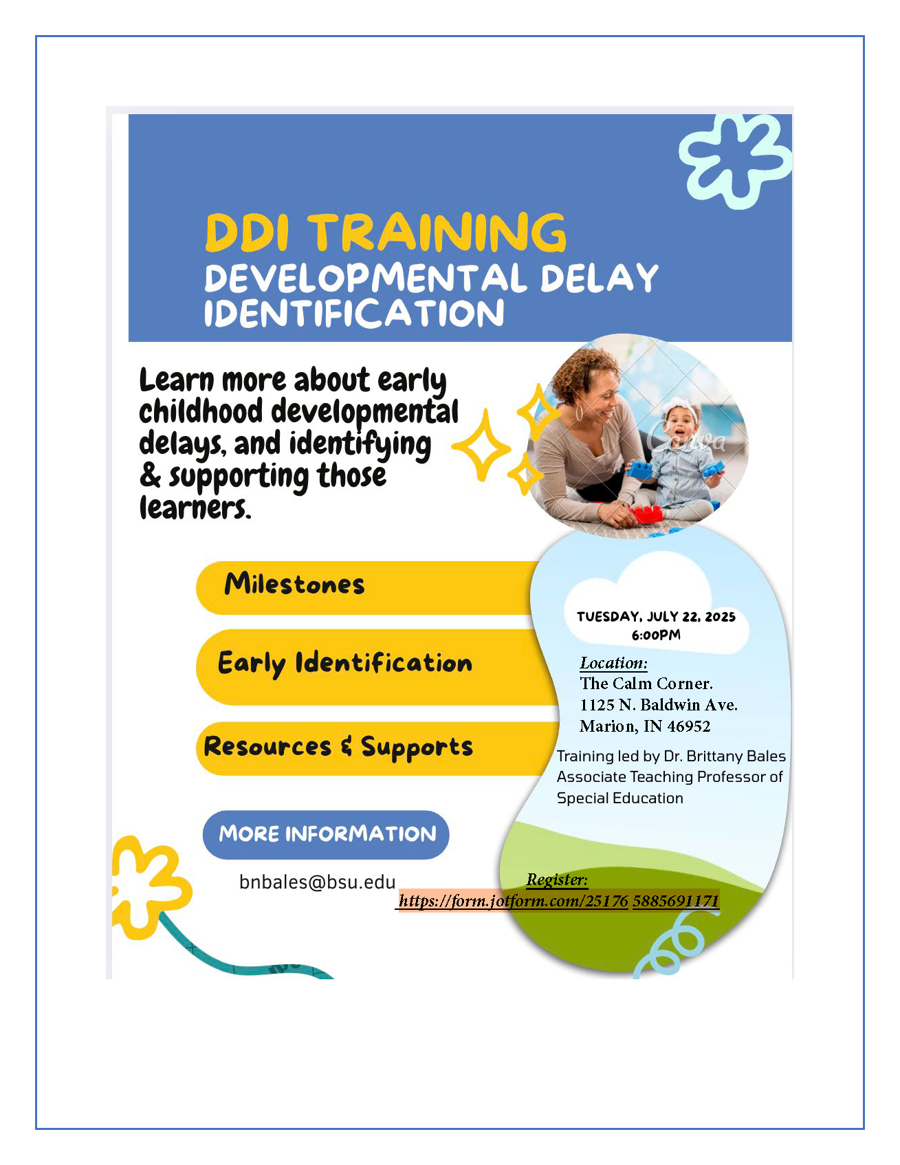 DDI (Developmental Delay Identification) Training