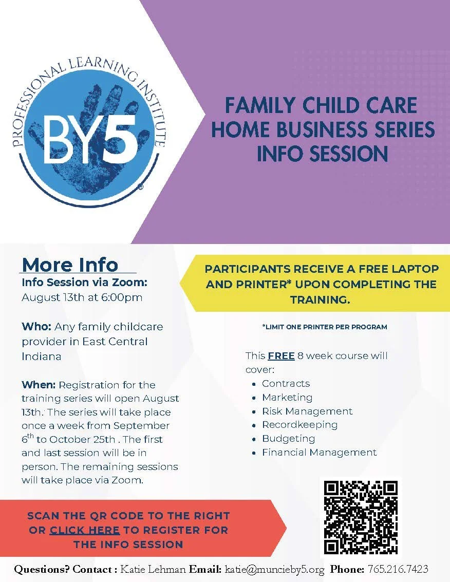 Family Child Care Home Business Series Info Session