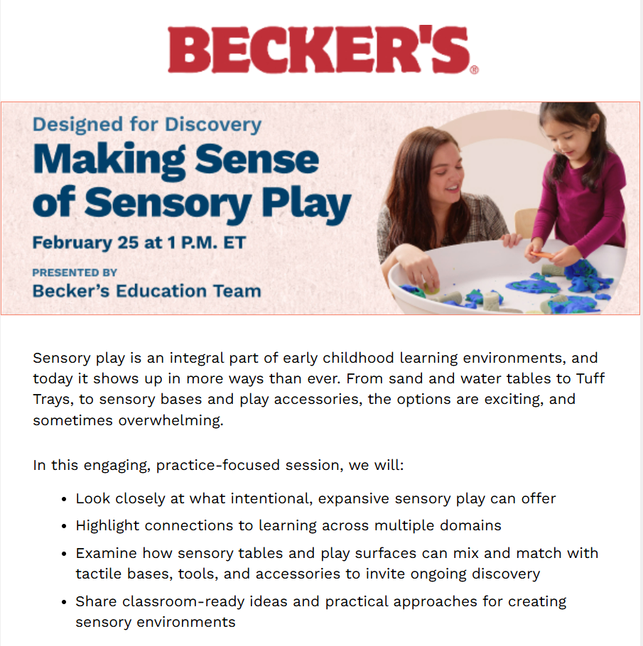 Designed for Discovery: Making Sense of Sensory Play