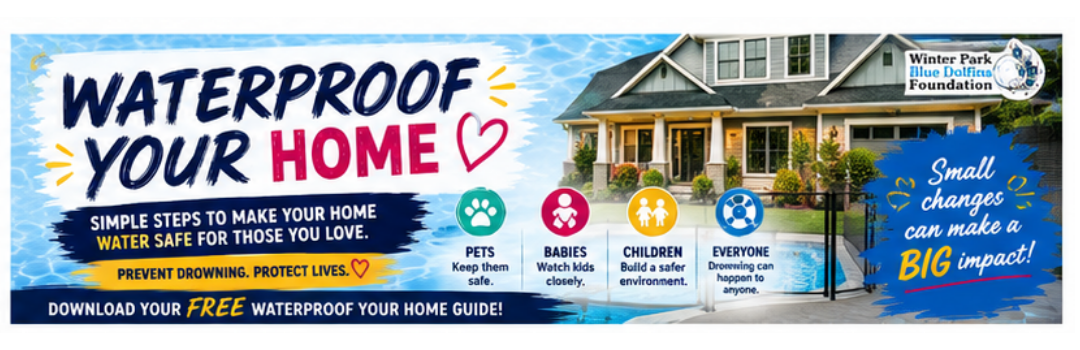 image shows a pool and a home