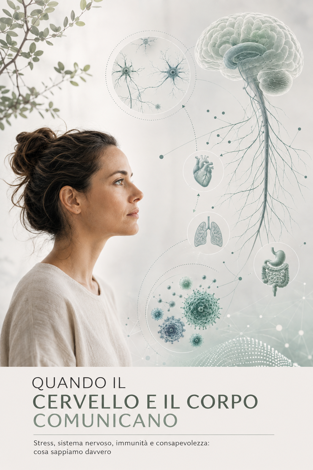 Come comunicano cervello e corpo? Scopri cosa sappiamo su stress, sistema nervoso, immunità e rapporto mente-corpo tra ricerca scientifica e consapevolezza.