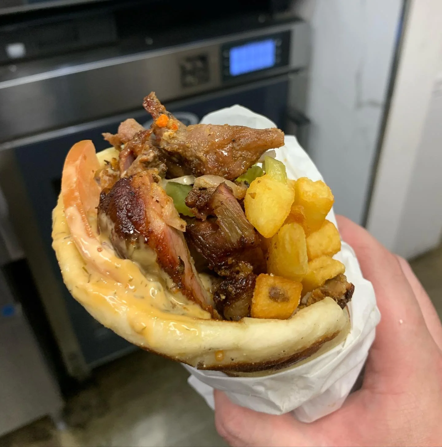 Pickles in souvlaki?