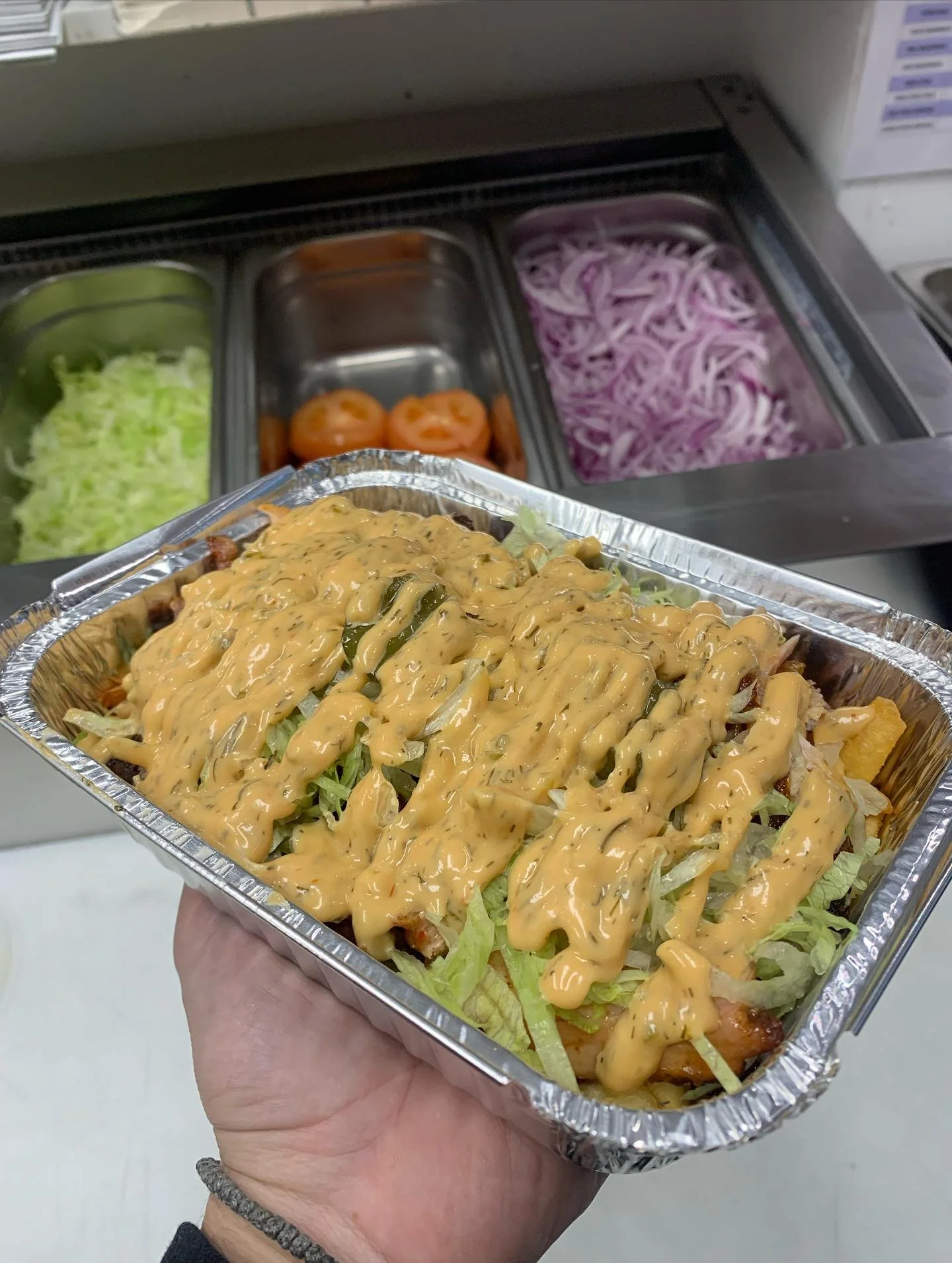 "Build-a-bowl" coming soon! 🔥

Start with a base of crispy chips, topped with juicy gyro, fresh lettuce, and your choice of sauce 😍

Take it to the next level with your favorite toppings:
- melted cheese
- crumbly feta
- sweet pickles
- s