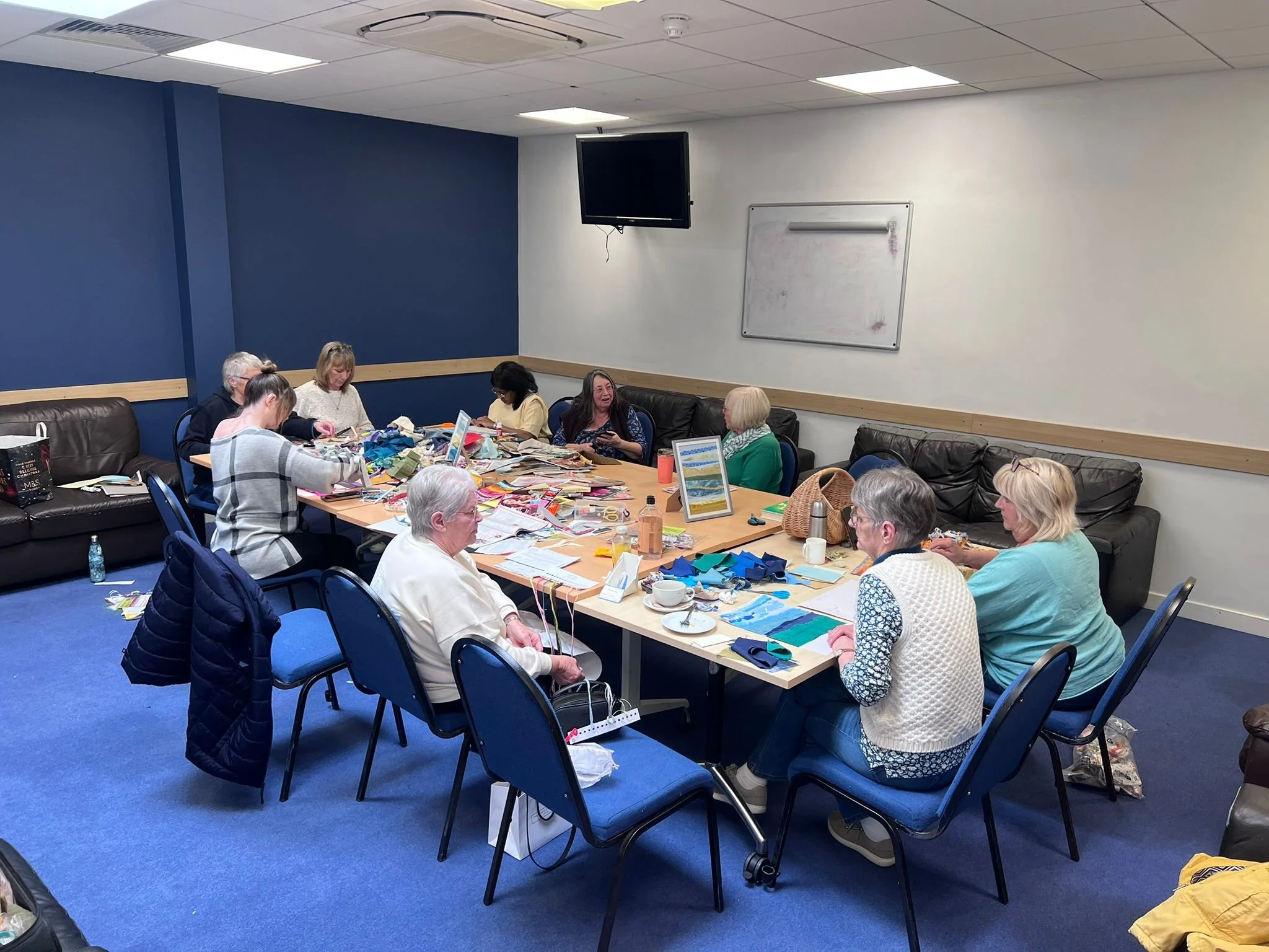Busy creating at our CreateNChat event May 2026