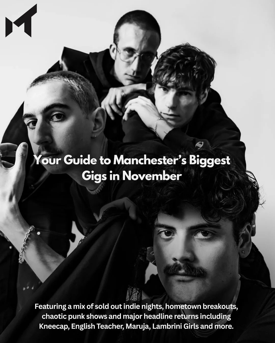 Manchester&rsquo;s biggest gigs this month. If you&rsquo;re looking for a sign to go out&hellip; Here&rsquo;s 7.