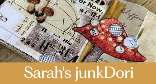 See inside Sarah's junkDori junk journal
