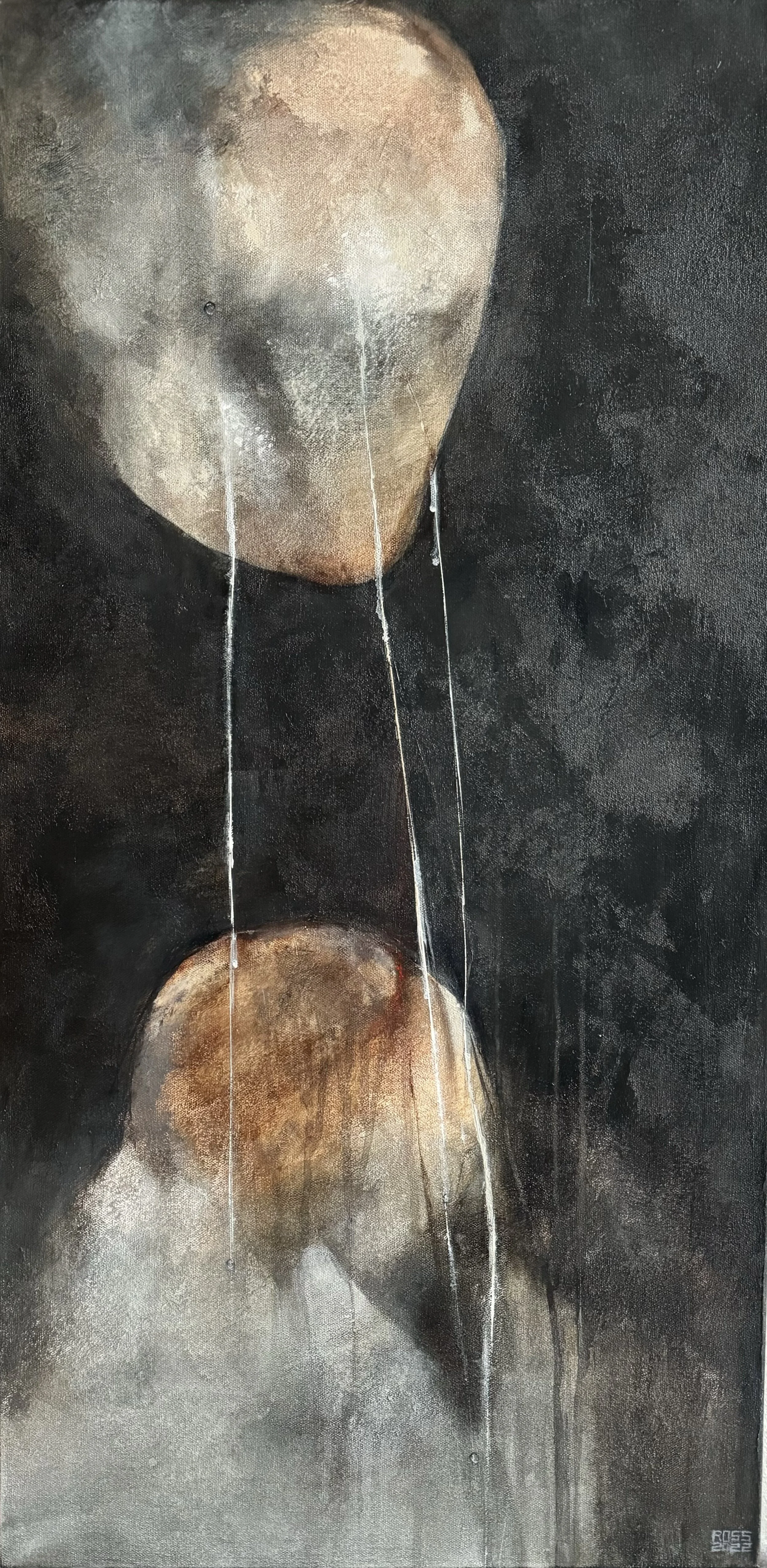 My Tears Are Becoming A Sea
18x36 [Acrylic On Canvas]
2022