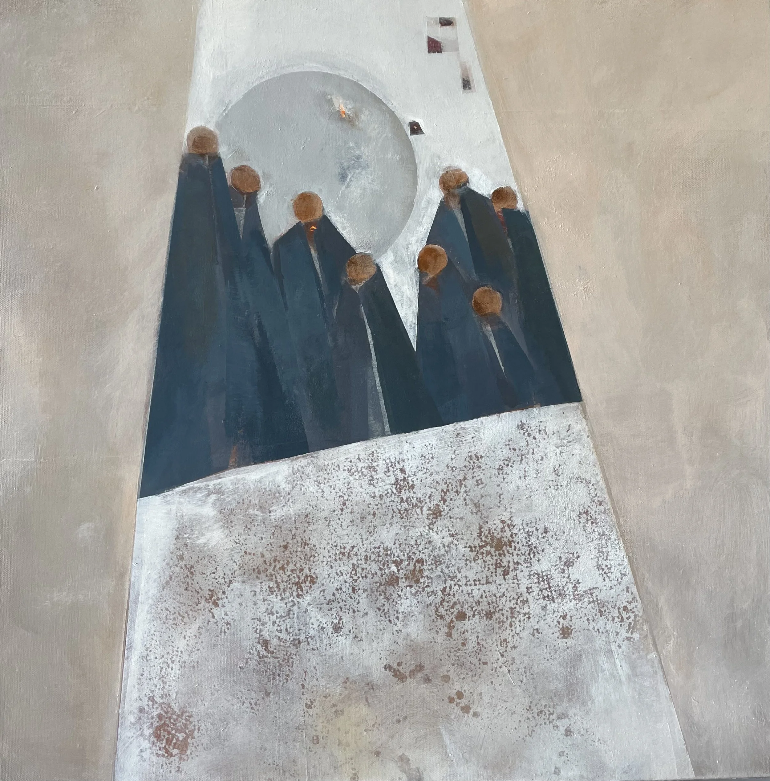 I am not who you think I am; I am not who I think I am; I am who I think you think I am.
24x24 [Acrylic On Canvas]
2024    
