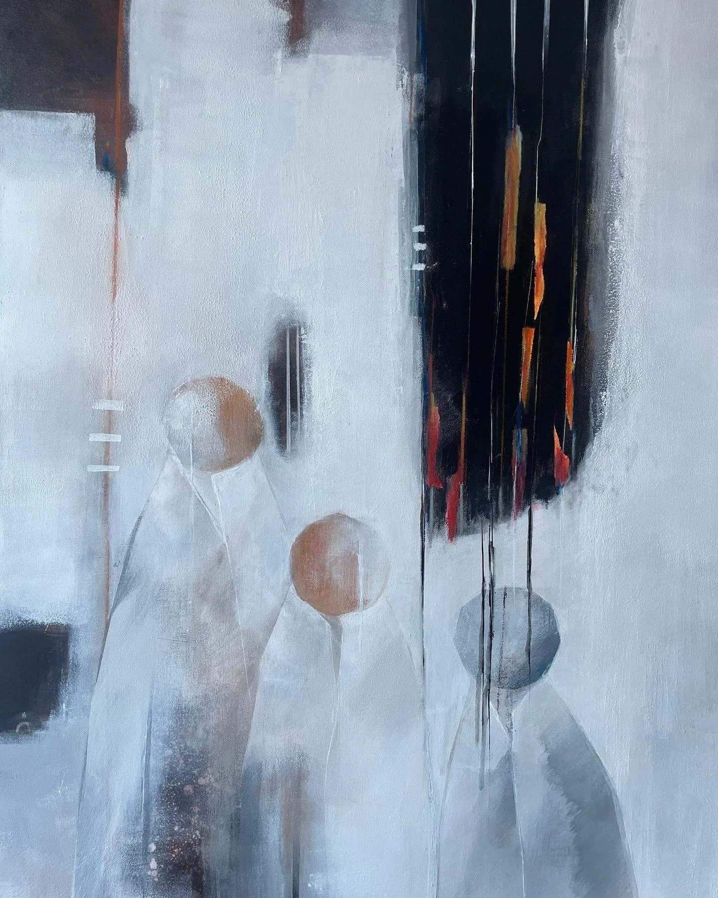 If we could light up this room with love, we'd be such glorious fire.'
30x40 [Mixed Media On Canvas]
2023