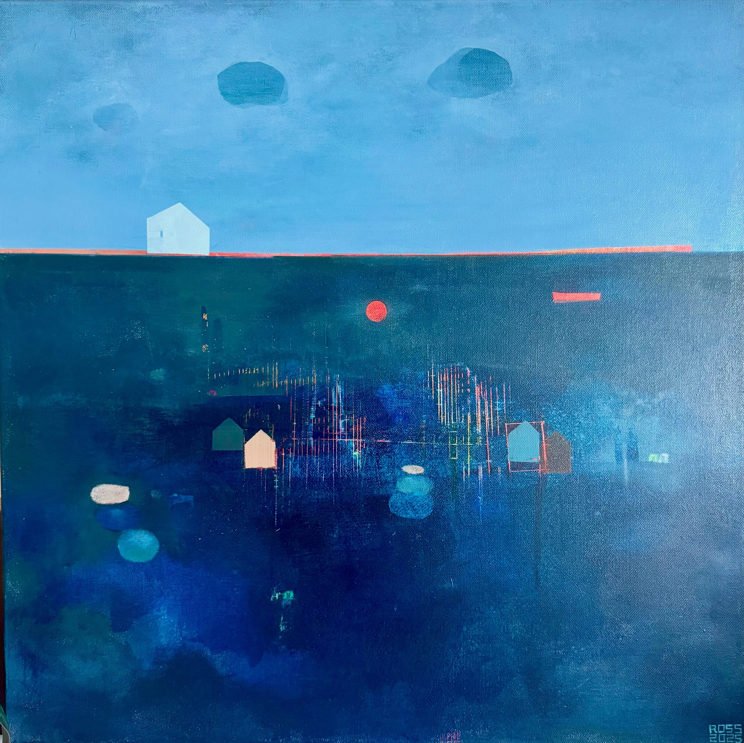 Hold My Blues
24x24 [Mixed Media On Canvas]
2024