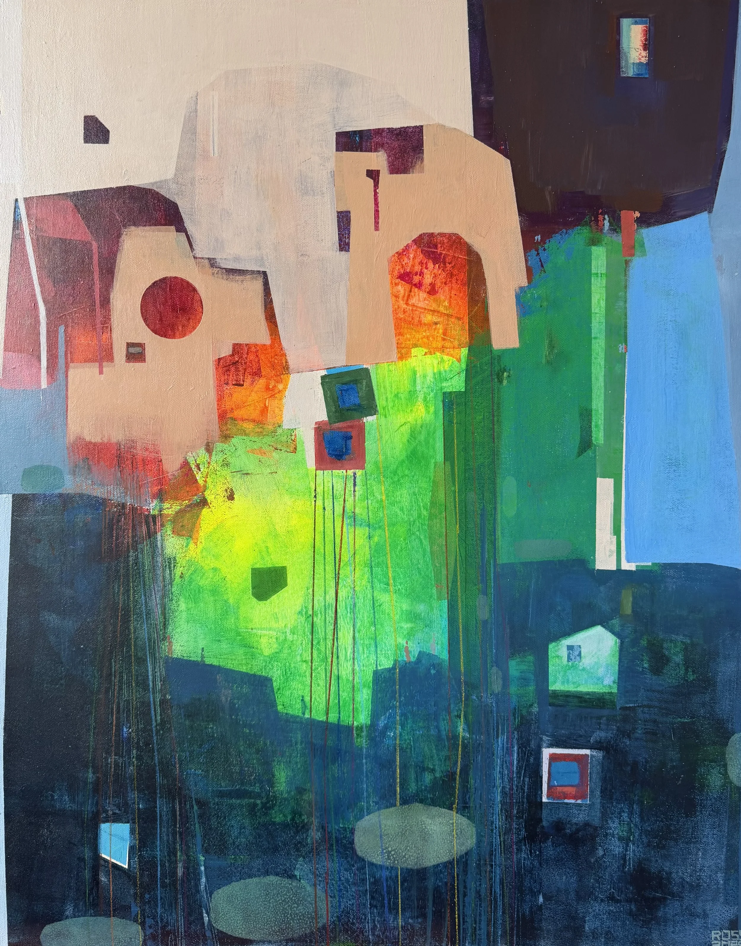 Finding Ever After
30x24 
Mixed Media On Canvas