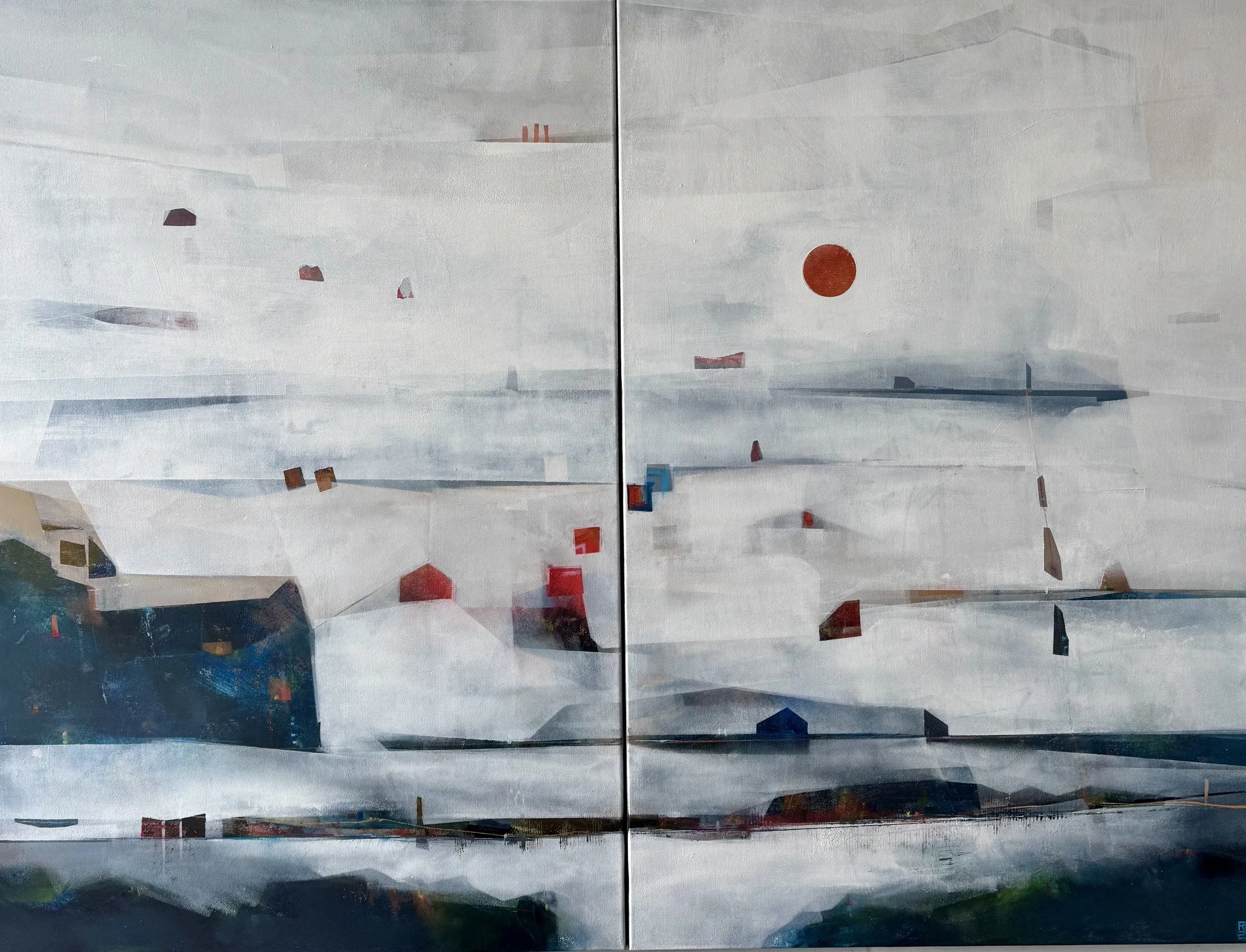 All The Lives We Never Lived
48x36 [Mixed Media On Canvas]
2025
