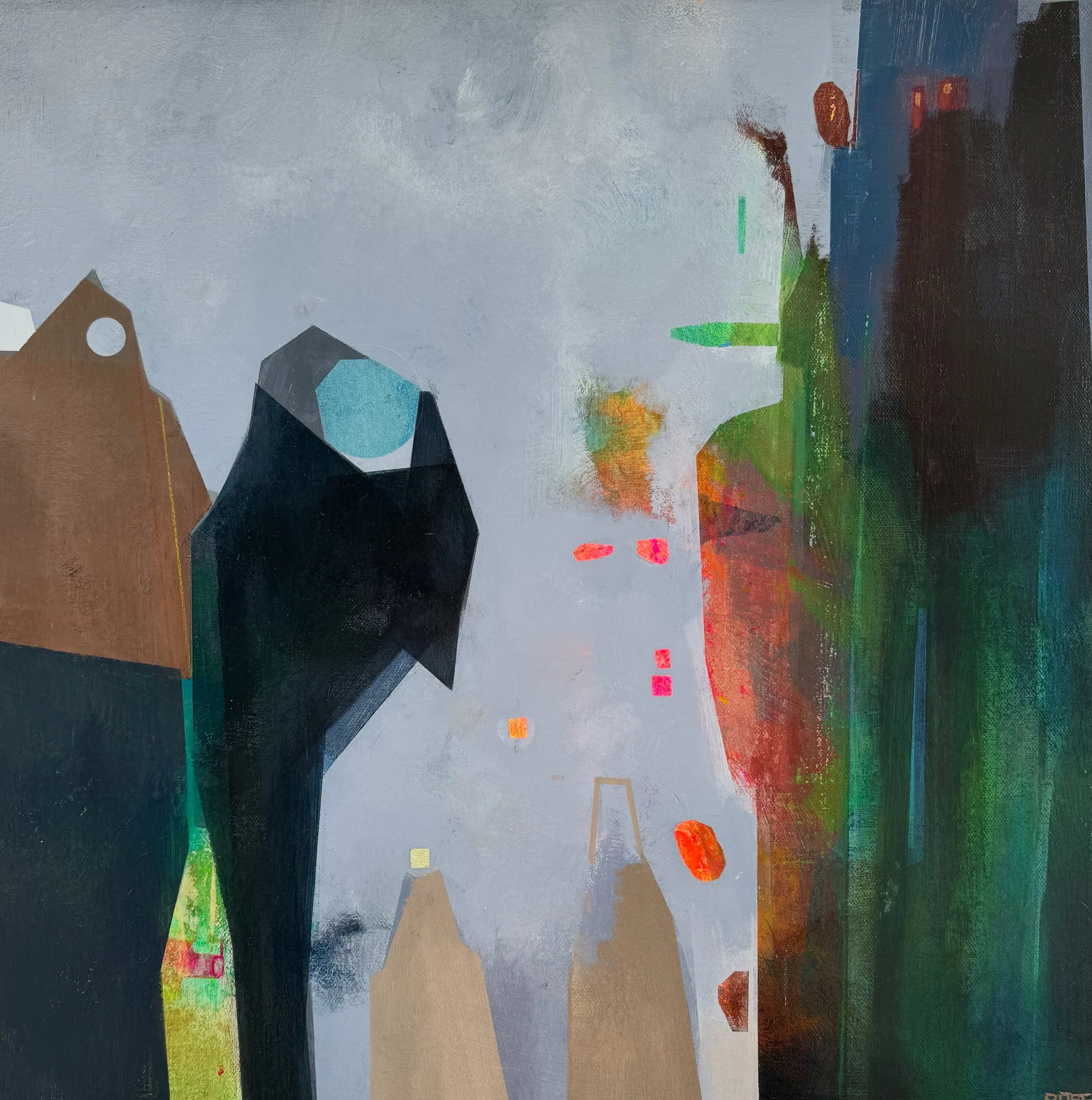 I Will Leave The Light's On
20x20 [Mixed Media On Canvas]
2025