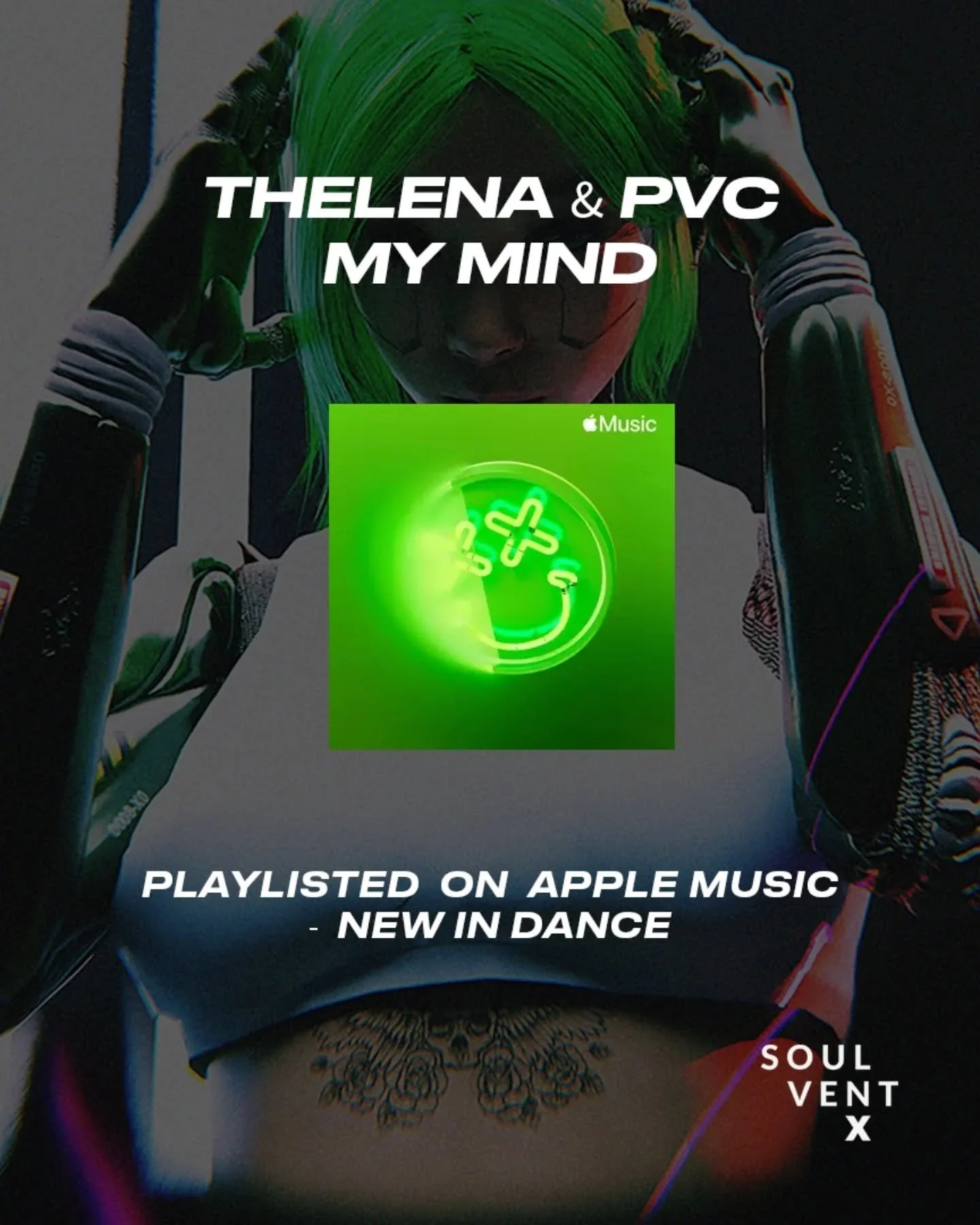 @dj_thelena back on Soulvent and making waves!

✨ My Mind just landed on @applemusic &ndash; New in Dance 💚
🔊 Like That has now passed 100,000 streams on Spotify (and keeps climbing!)

Huge love to everyone supporting 🚀

#TheLena #soulvent #mymind