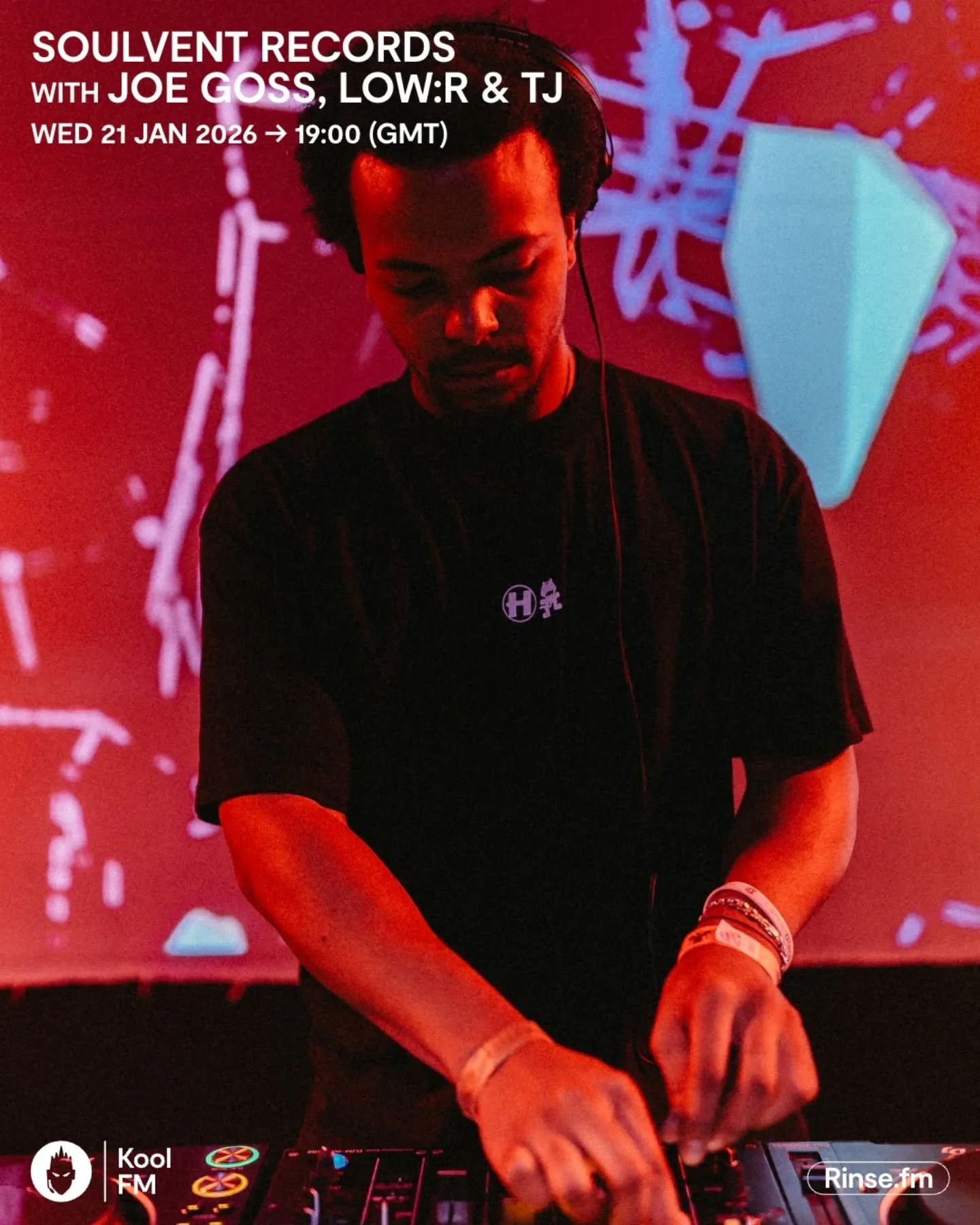 First Soulvent Kool FM show of the year 🔊

Label boss @joegosssvr returns for the first show of 2026 with a bucketload of fresh Soulvent heat, plus two razor-sharp guest mixes from @lowrdnb and Pick &amp; Mix founder @tyrelljordancampbell 🔥

📻 Ton