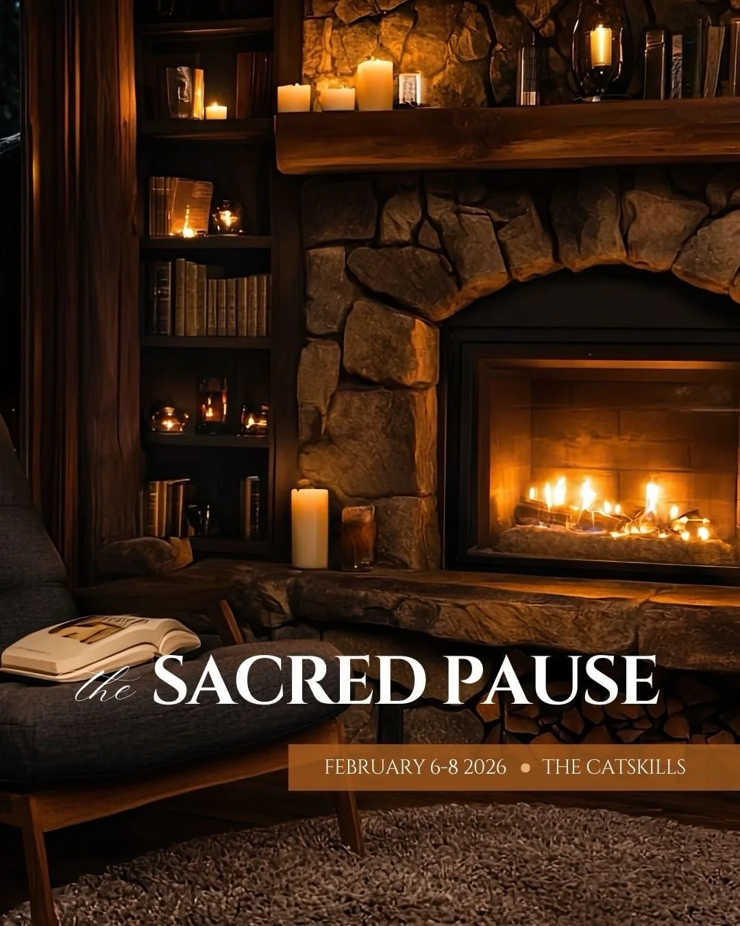 ✨ Join us for an intentional weekend retreat of deep rest, warmth and nourishment. 

📍Where: Kingston, NY
🗓️ When: February 6-8, 2026
🔥 What: Restorative Yoga, Sound Healing, Sacred Feminine Practices, Sauna, Hot Tub, Nourishing Meals

Your rest m