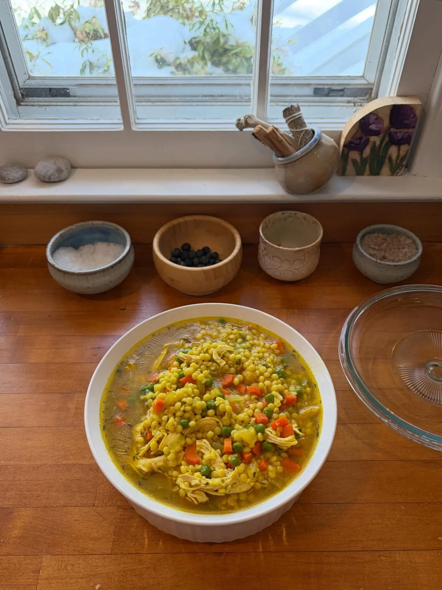 ✨My wish for you this season&mdash;

&bull; An audible exhalation (sigh)
&bull; Cozy socks (warm hug)
&bull; Nourishing hot meals (eaten while still hot or reheated as many times as it takes 😉)
&bull; A peaceful bath or shower (no one needing you fo