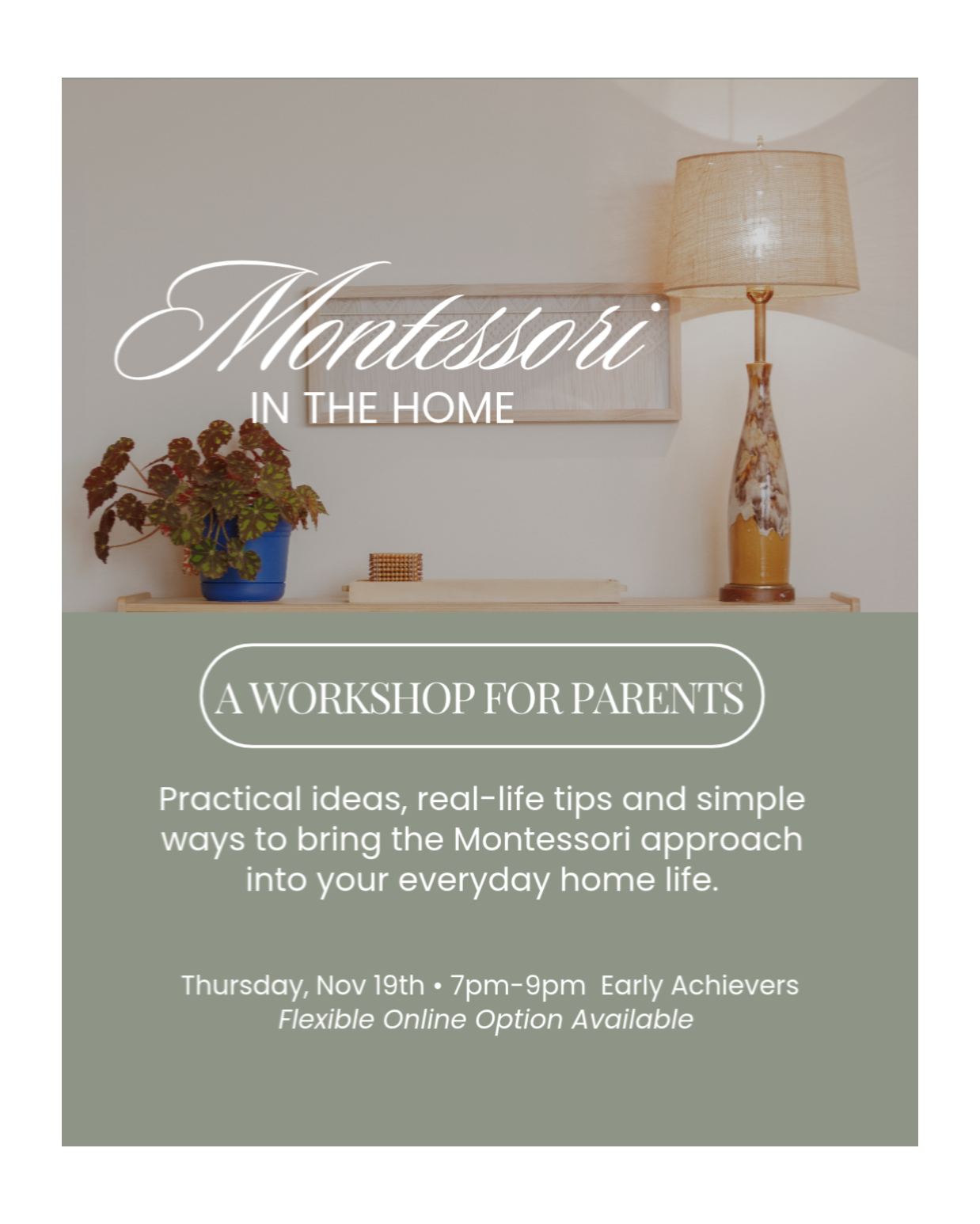 Montessori In the Home