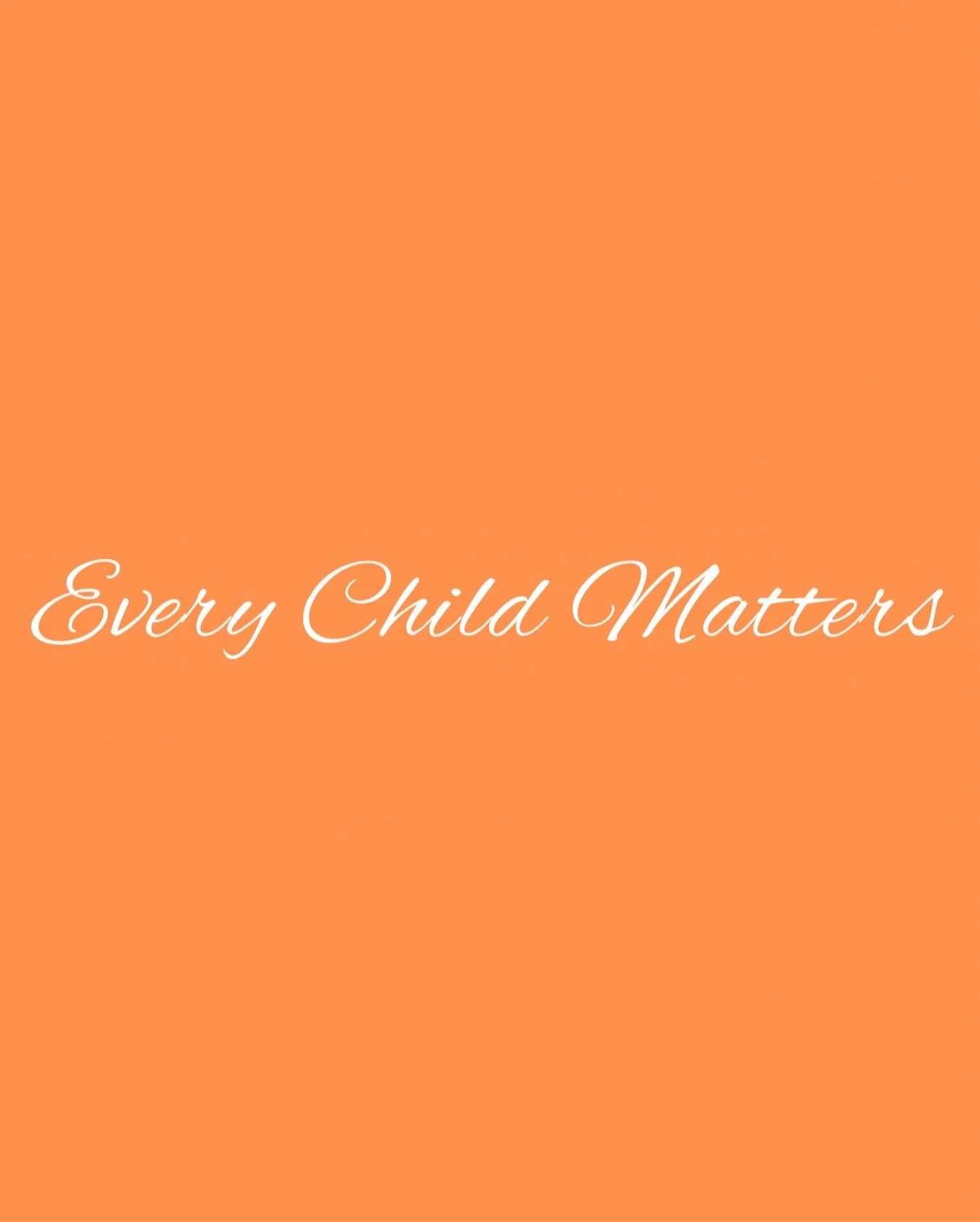 Today, we honour the children who never returned home, the survivors, and the families. 

We are closed today, honouring the journey towards healing. 

Every Child Matters🧡