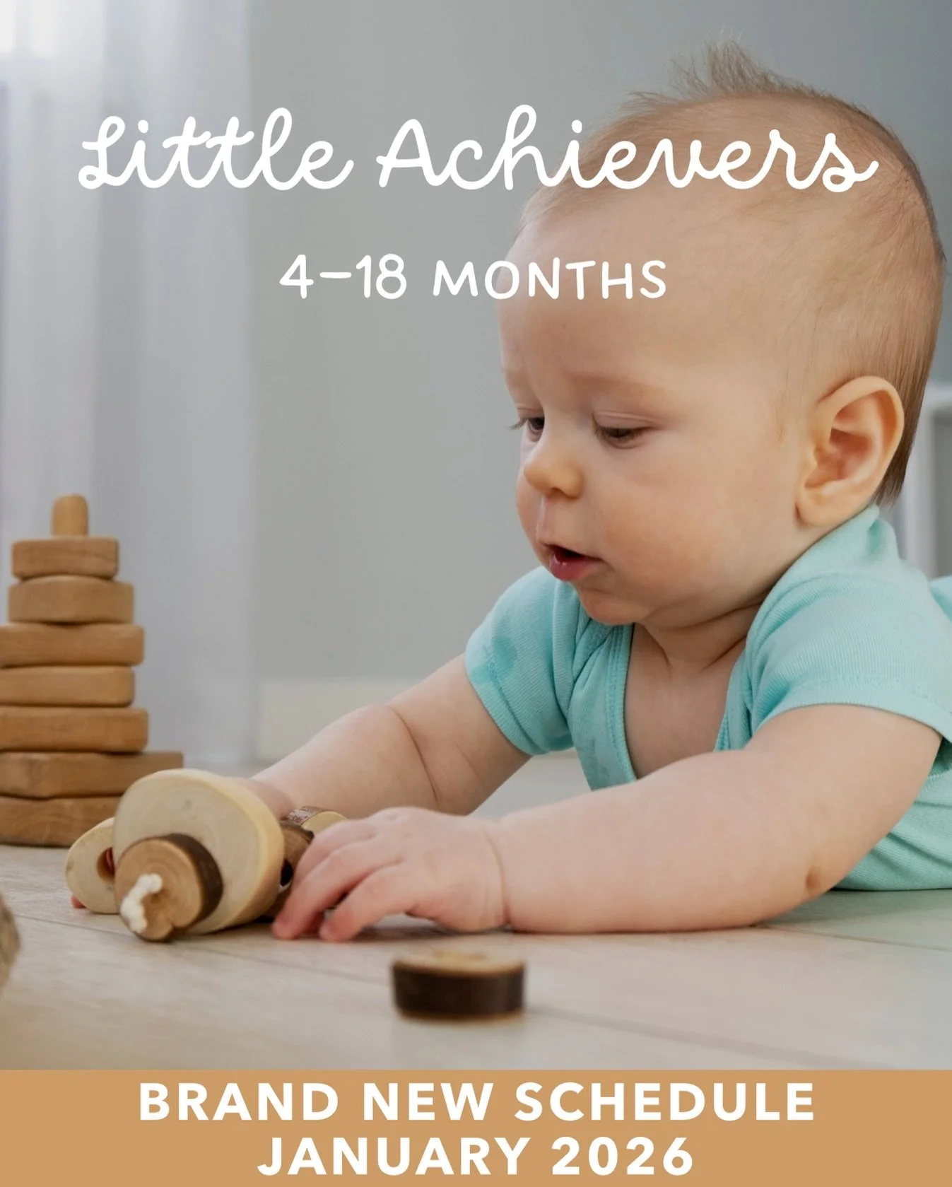 ✨JANUARY LITTLE ACHIEVERS✨

REGISTRATION OPENS 10am TOMORROW💫
(Friday, December 5th @ 10am)

January Little Achievers Schedule:
(January 6, 2025 - January 31, 2026)

Two Classes/Week $100
Tuesday &amp; Thursday 
12:00pm 

Class 1: Montessori Invitat