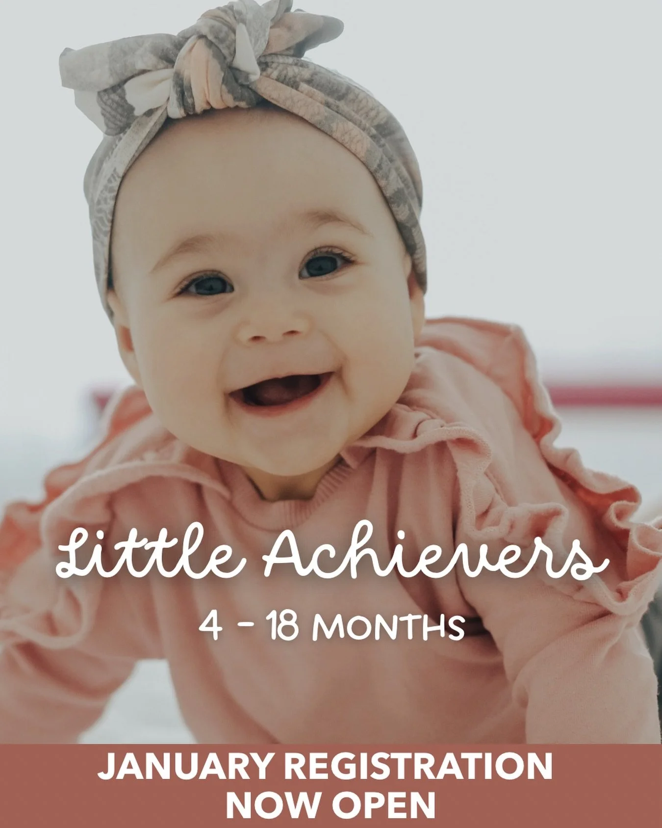 ✨LIMITED SPACE✨
January Little Achievers 💫
Ages: 4 months - 18 months

January Little Achievers Schedule:
(January 6, 2026 - January 31, 2026)

Two Classes/Week $100
Tuesday &amp; Thursday 12:00pm

Class 1: Montessori Invitation to Play
Class 2: Sen
