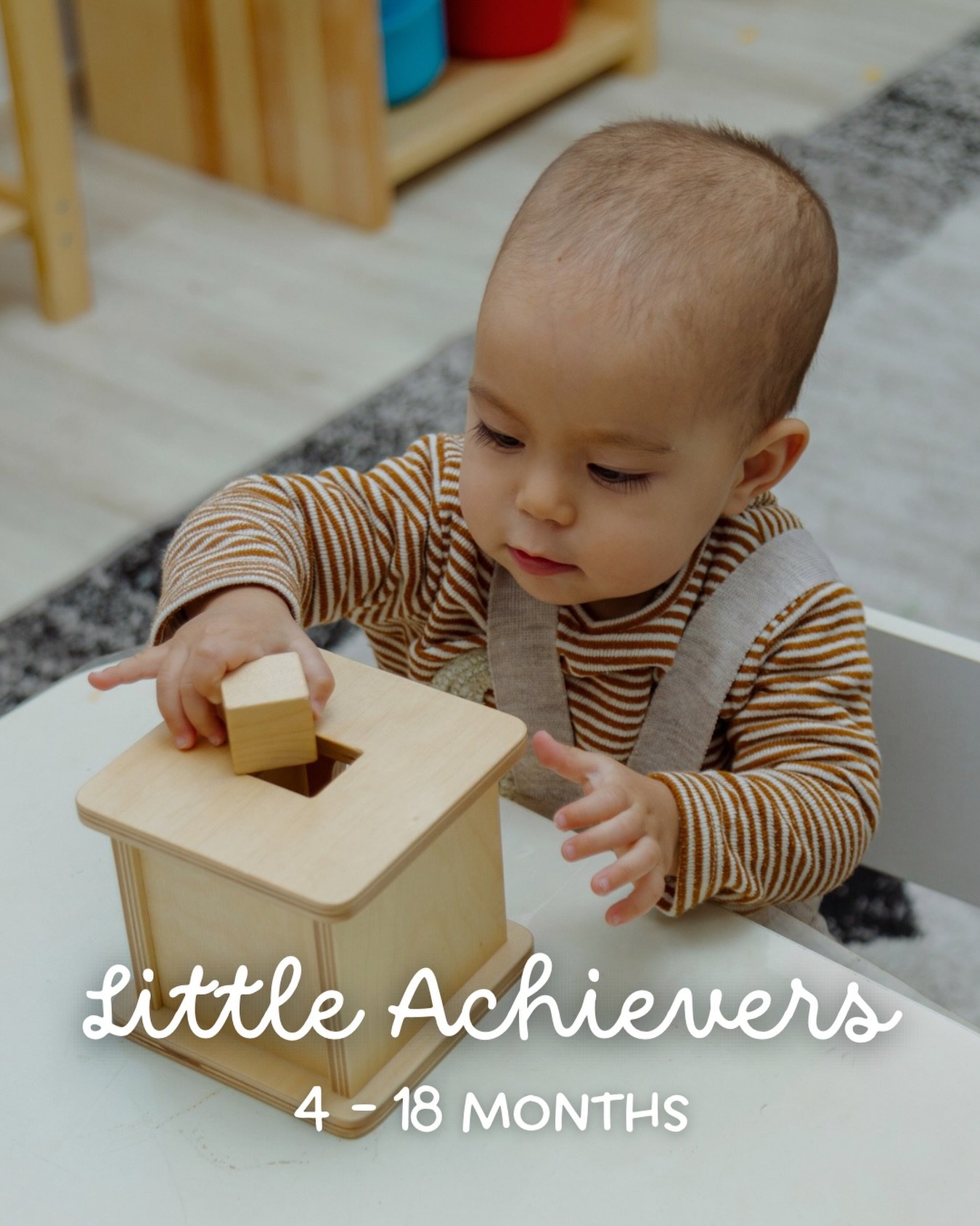 ✨LIMITED SPACE✨
January Little Achievers 💫
Ages: 4 months - 18 months

January Little Achievers Schedule:
(January 6, 2026 - January 31, 2026)

Two Classes/Week $100
Tuesday &amp; Thursday 12:00pm

Class 1: Montessori Invitation to Play
Class 2: Sen