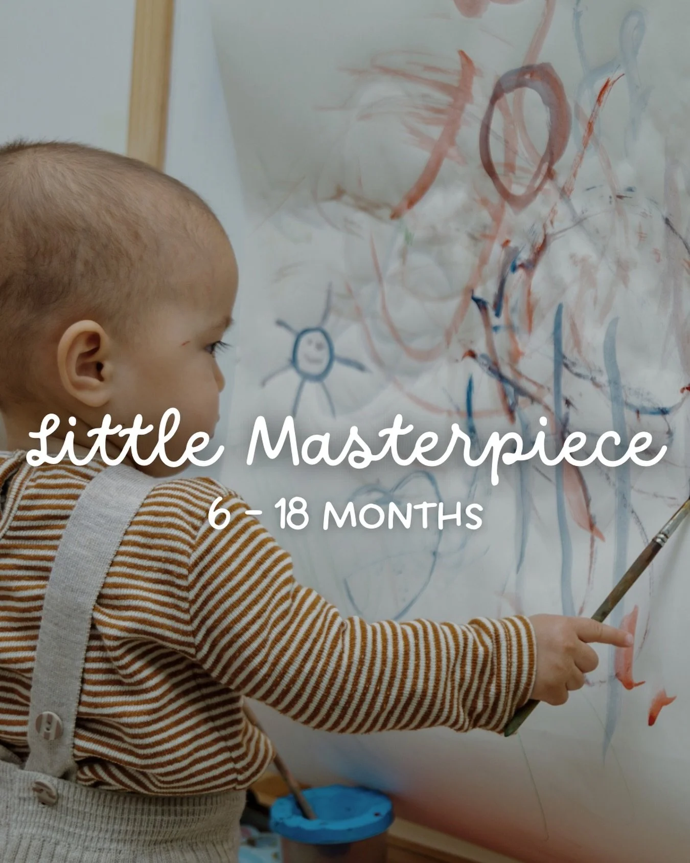 Little Masterpiece 🎨
Introducing our brand new Baby Art Class ✨

Explore your child&rsquo;s creativity with our fun and engaging Baby Art Class, for child + caregiver.

Where young artists explore the magical world of art, inspired by famous masters