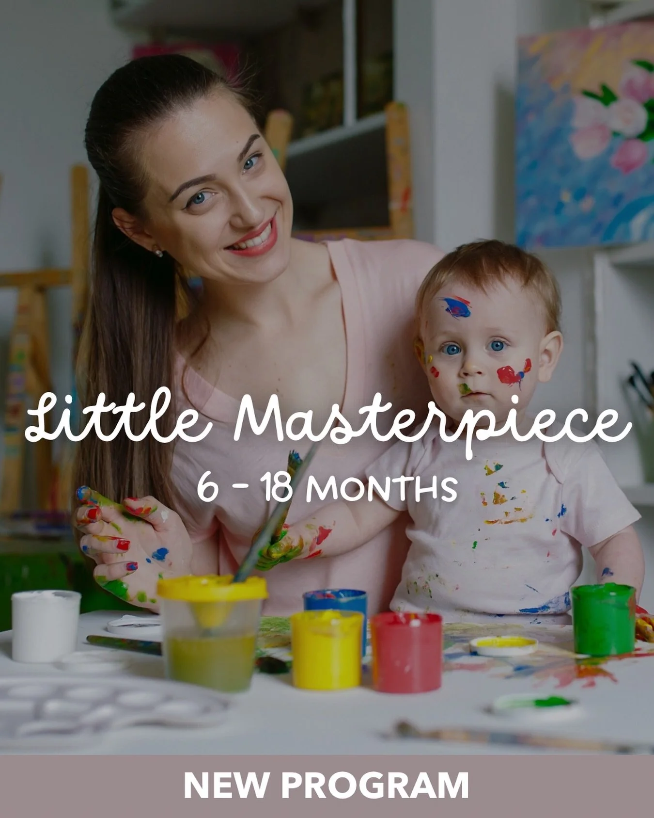 Little Masterpiece 🎨
Introducing our brand new Baby Art Class ✨

Explore your child&rsquo;s creativity with our fun and engaging Baby Art Class, for child + caregiver.

Where young artists explore the magical world of art, inspired by famous masters