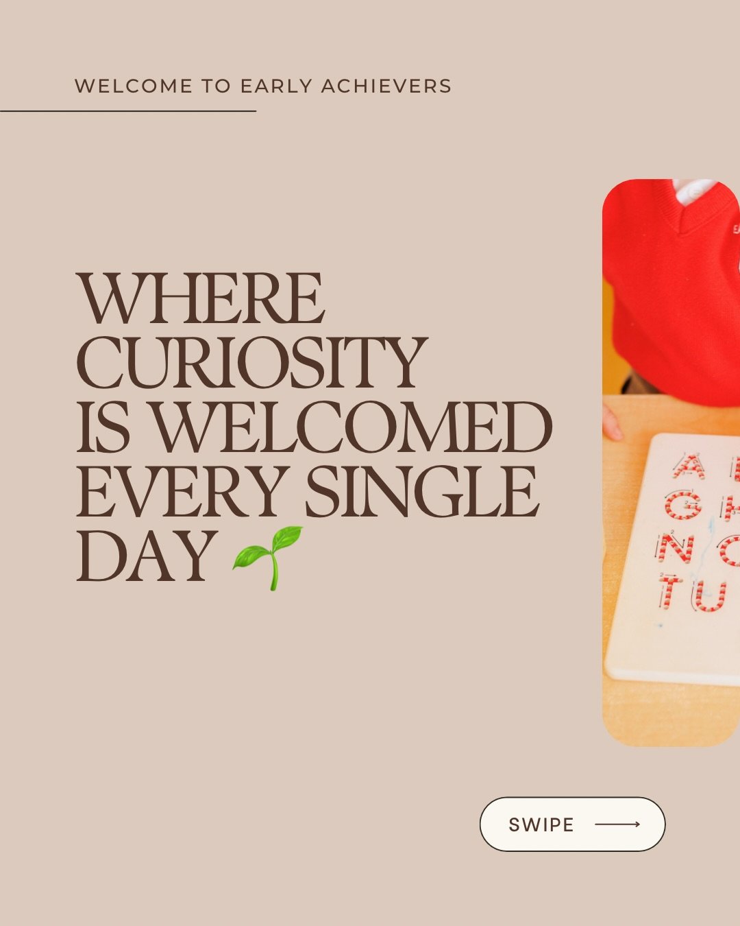 ✨ At Early Achievers, we believe every child deserves a place where they feel confident, curious, and truly inspired.

Our Balanced Montessori program blends authentic Montessori education with a wealth of enriching experiences &mdash; from Kindermus