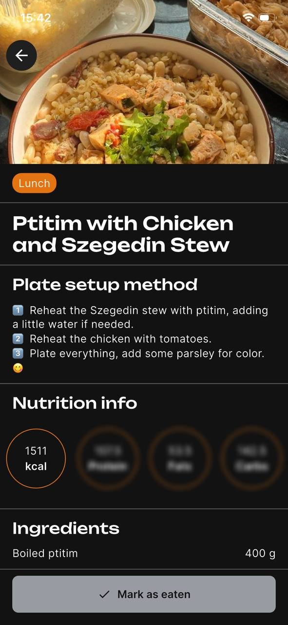 Ptitim with Chicken and Szegedin Stew