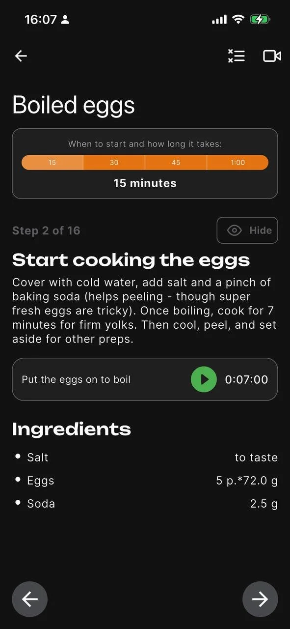 Timers for each process you need