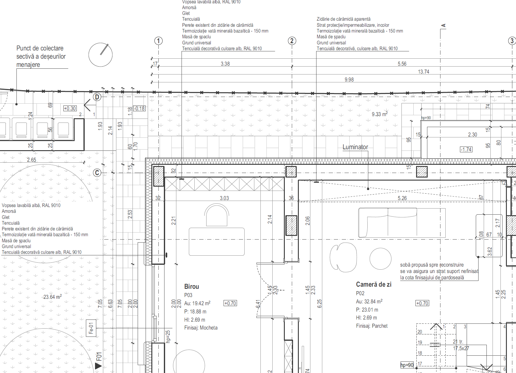 Detailed technical design / Proiect tehnic de execuție