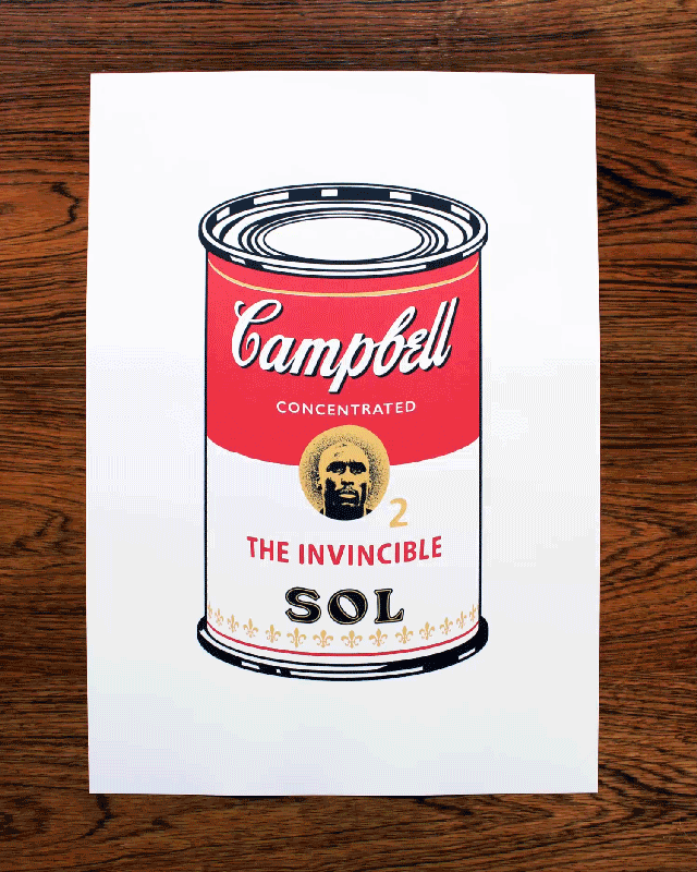 Sol Campbell soup can stopmotion