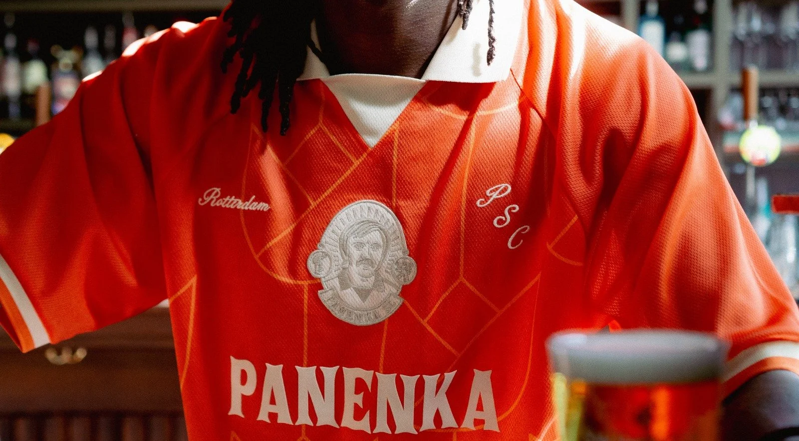 Panenka Rotterdam Oranje Shirt detaill