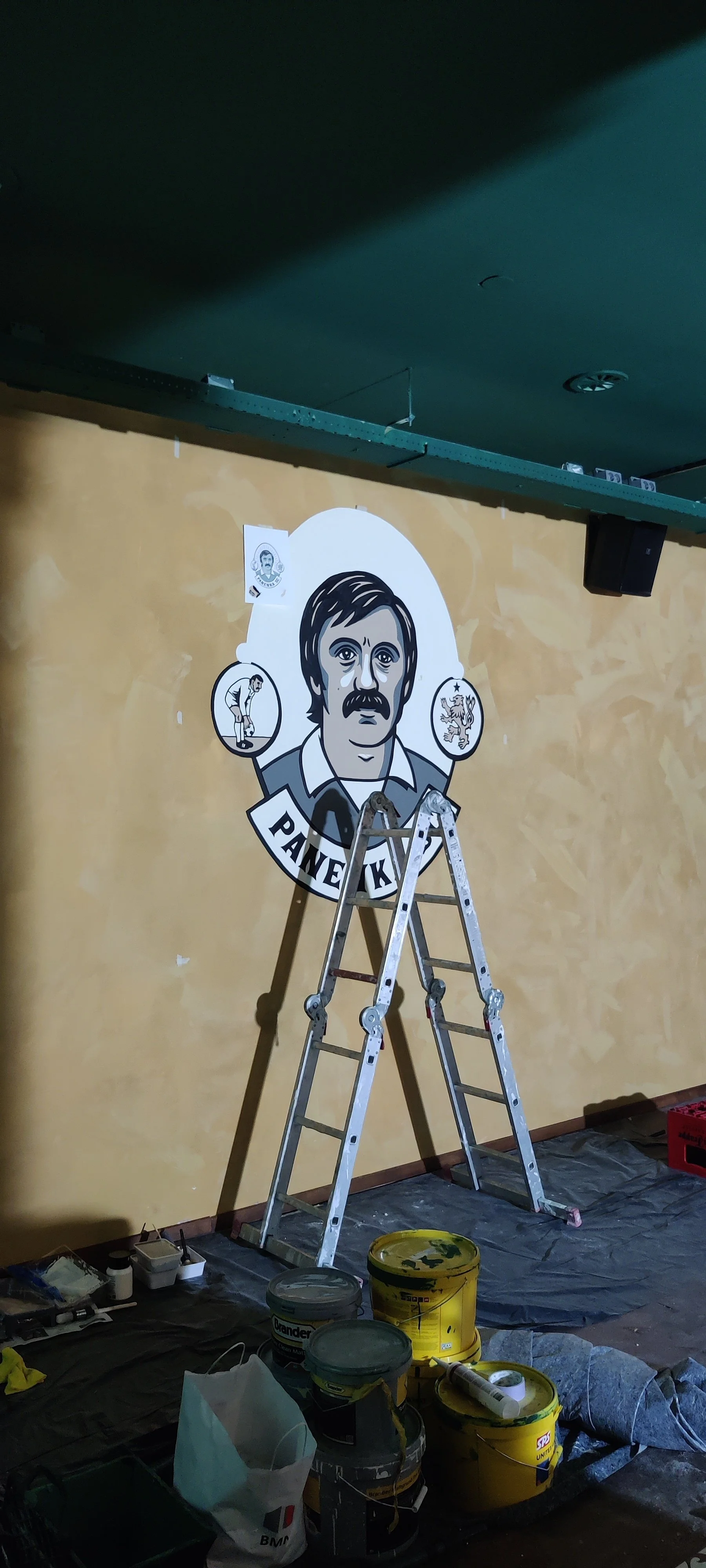 Panenka Rotterdam muurschildering