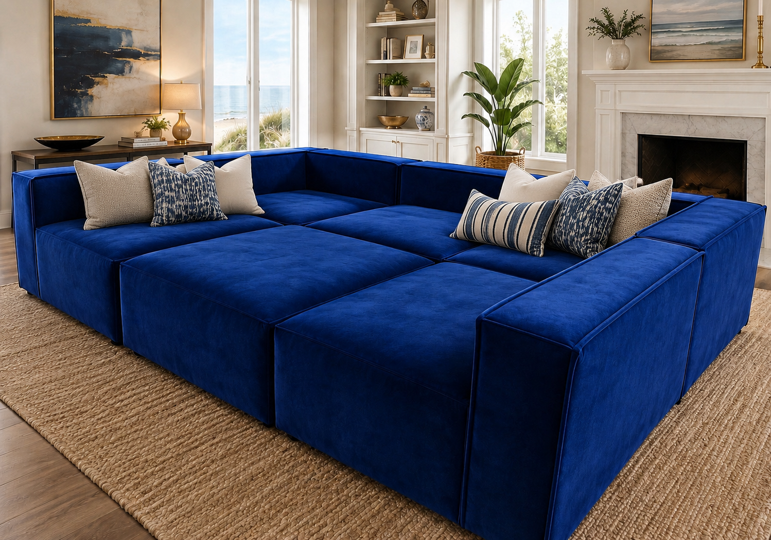 Blue Velvet Johan Modular Sectional.png
