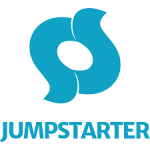 Jumpstarter logo with a stylized blue 'S' and the word 'Jumpstarter' below