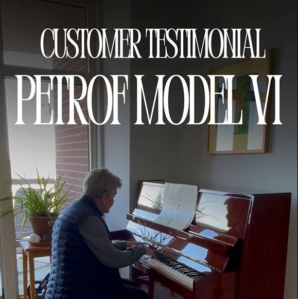 Customer Testimonial - Janet and her new Petrof piano